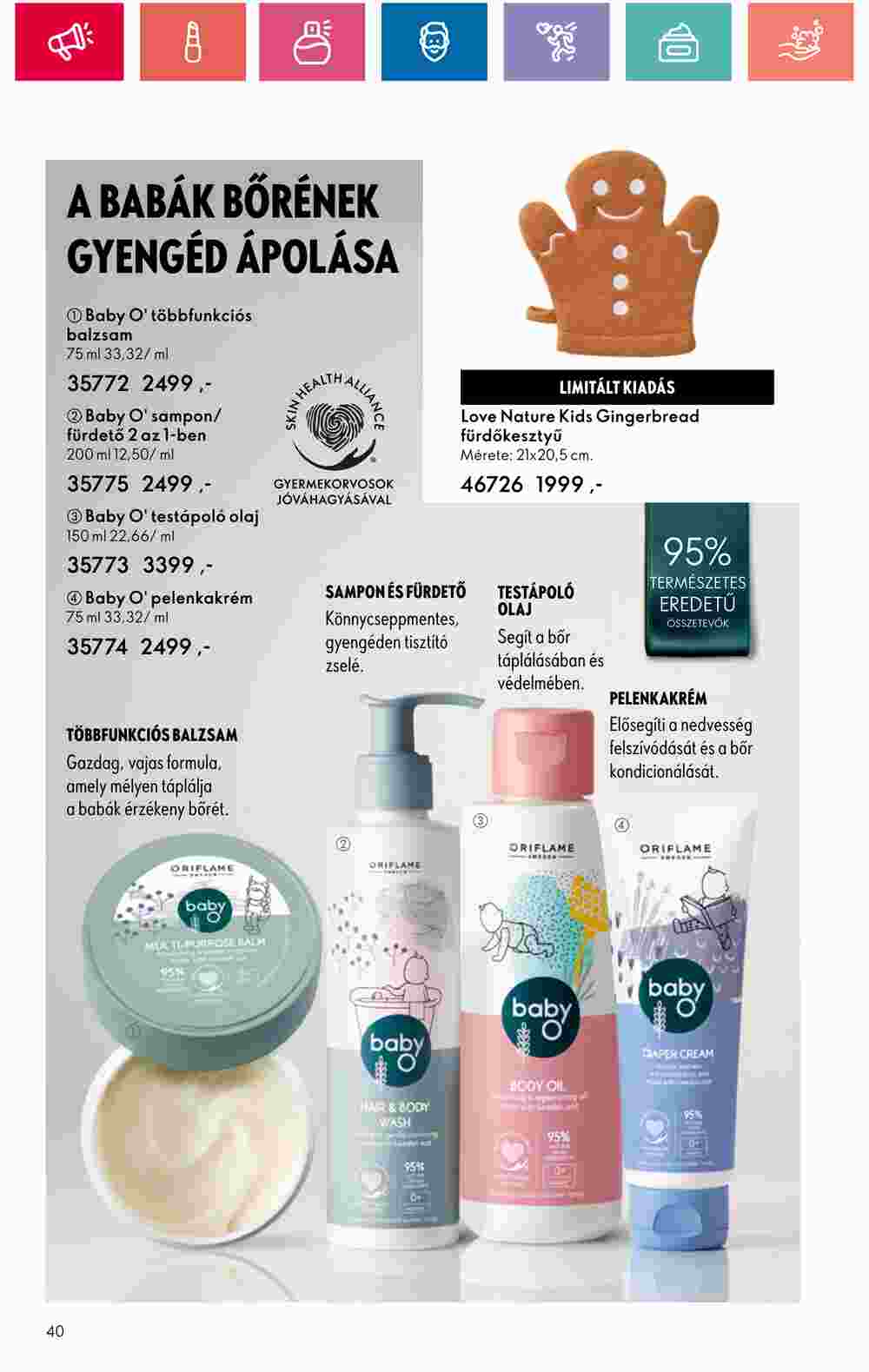 Oriflame akciós újság 2024.05.28-tól - 40. oldal.