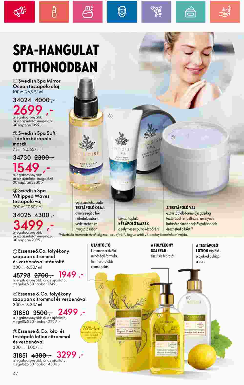 Oriflame akciós újság 2024.05.28-tól - 42. oldal.