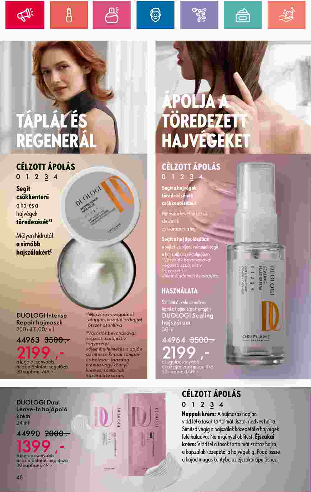 Oriflame akciós újság 2024.05.28-tól - 48. oldal.