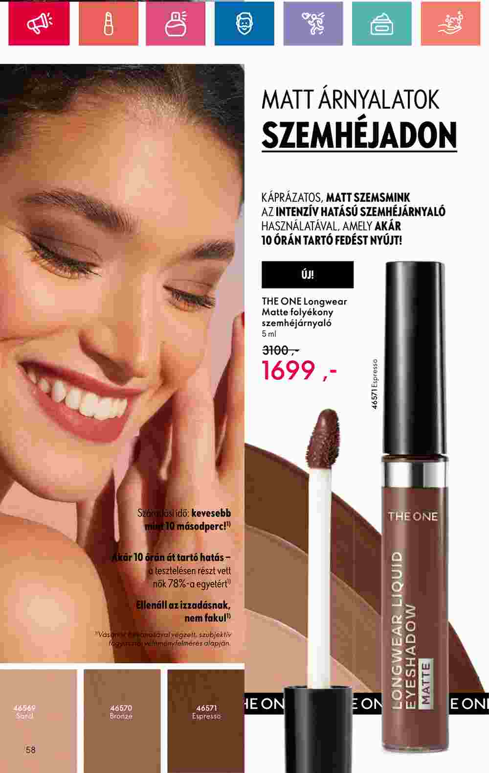 Oriflame akciós újság 2024.05.28-tól - 58. oldal.