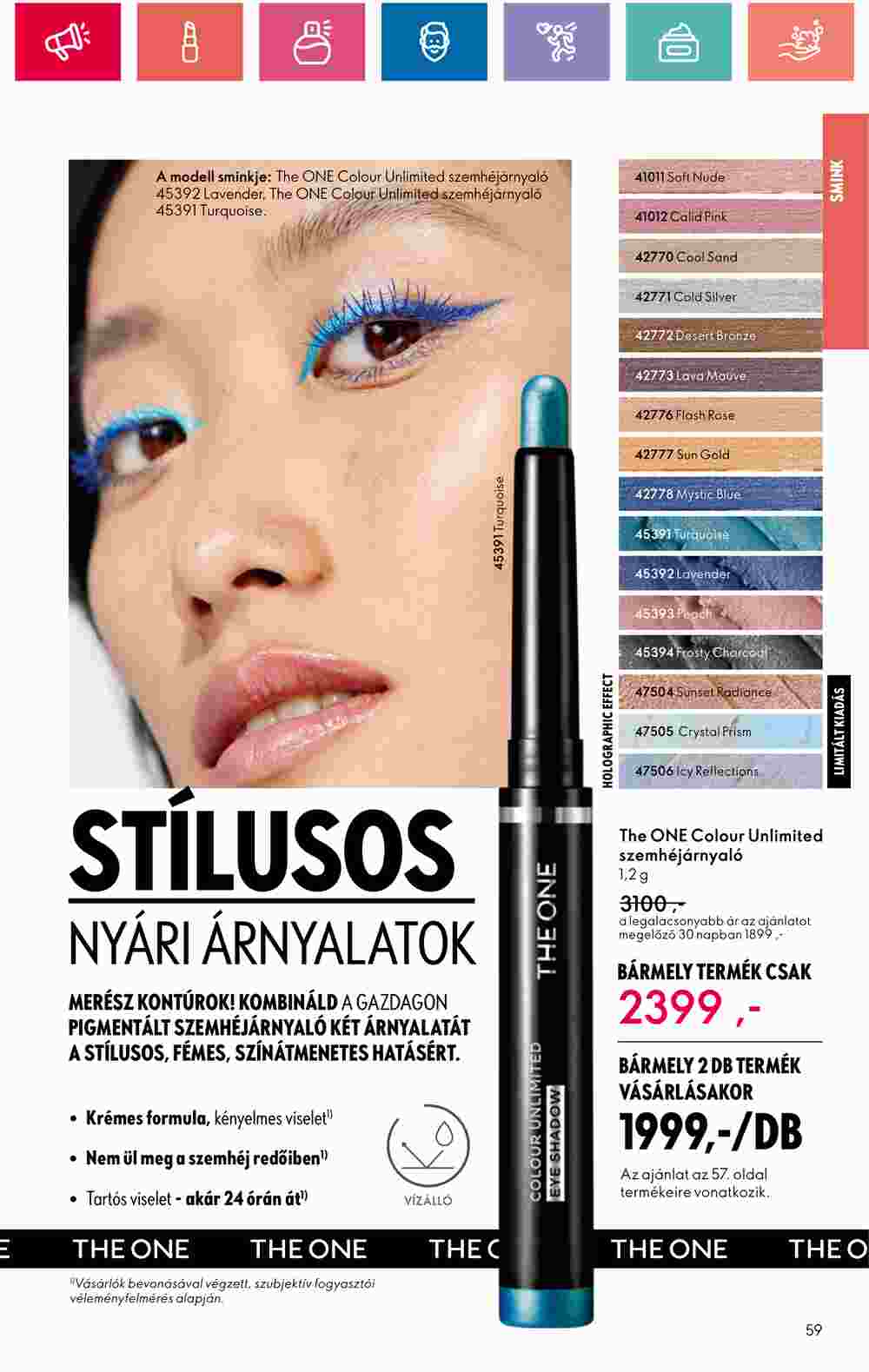 Oriflame akciós újság 2024.05.28-tól - 59. oldal.