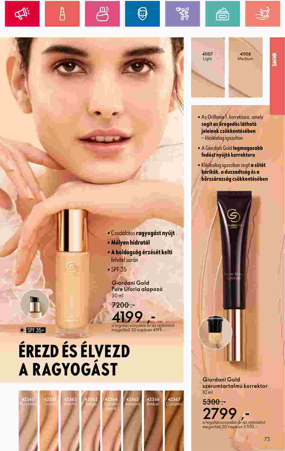 Oriflame akciós újság 2024.05.28-tól - 73. oldal.