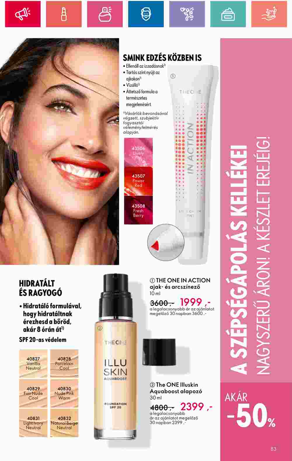 Oriflame akciós újság 2024.05.28-tól - 83. oldal.