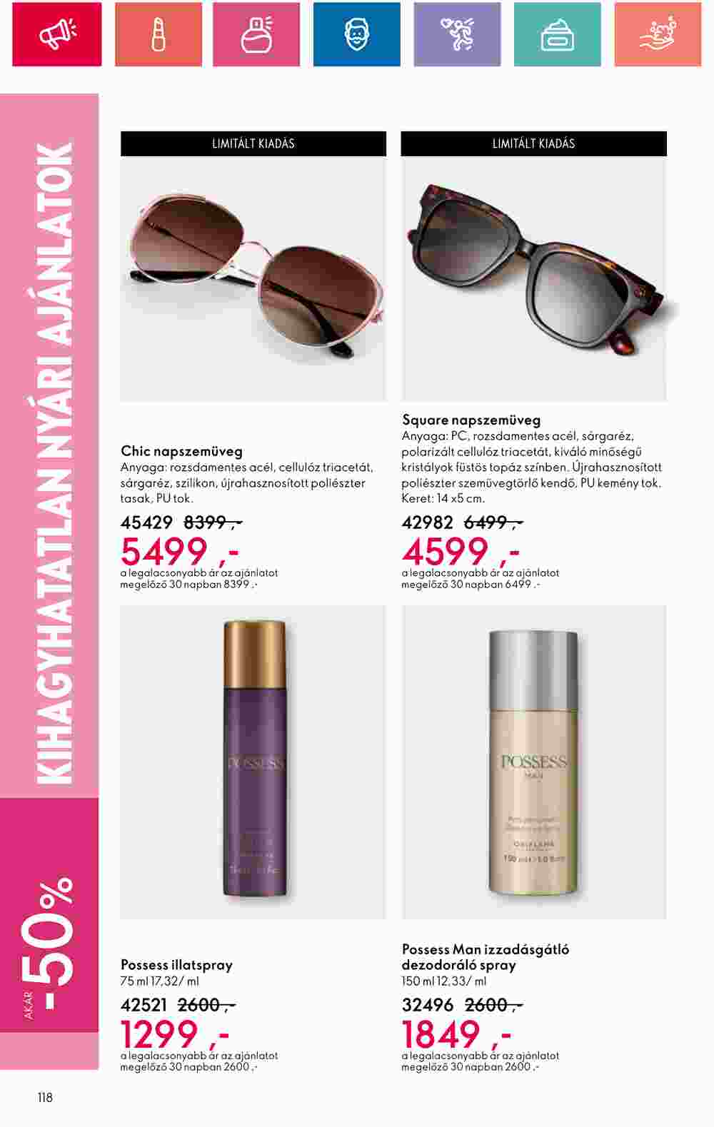 Oriflame akciós újság 2024.06.18-tól - 118. oldal.