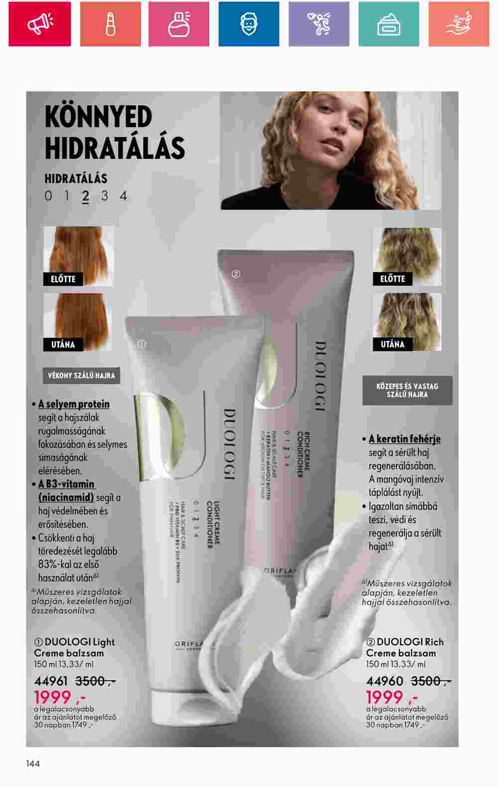 Oriflame akciós újság 2024.06.18-tól - 144. oldal.