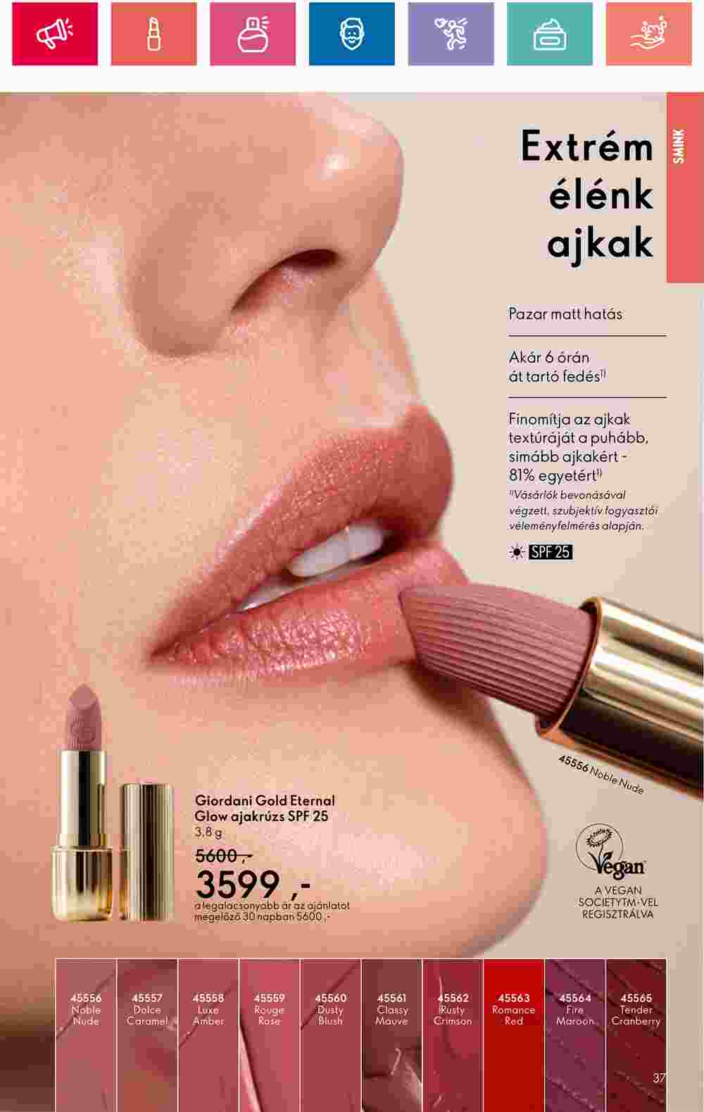 Oriflame akciós újság 2024.06.18-tól - 37. oldal.