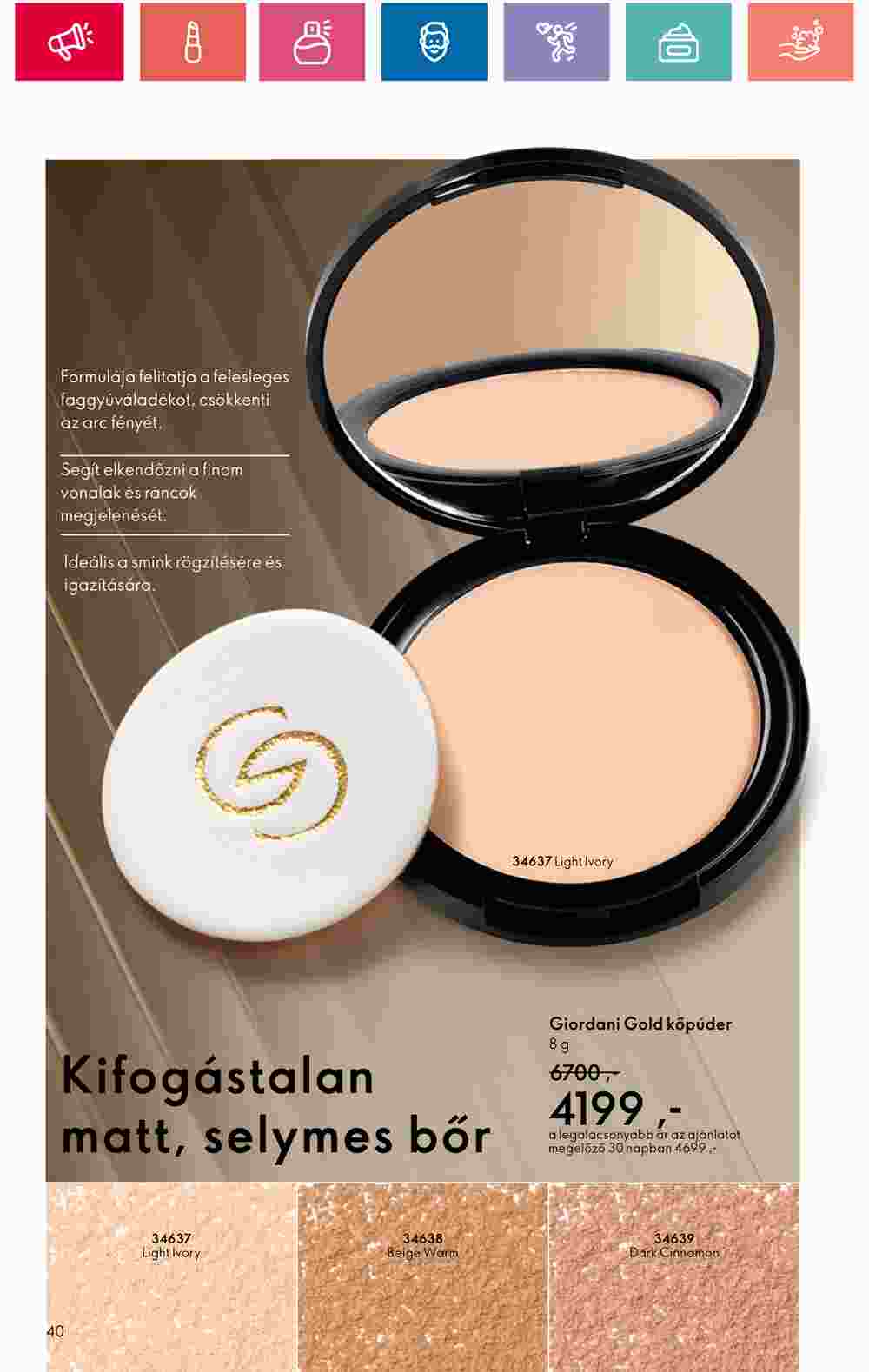 Oriflame akciós újság 2024.06.18-tól - 40. oldal.