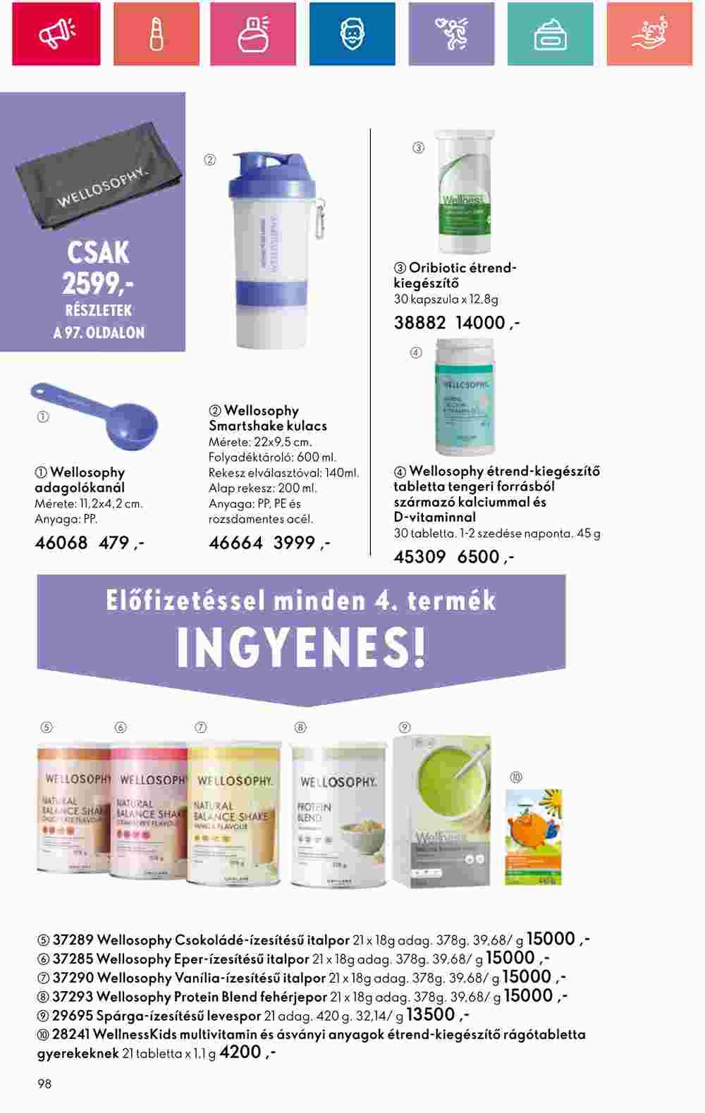 Oriflame akciós újság 2024.06.18-tól - 98. oldal.