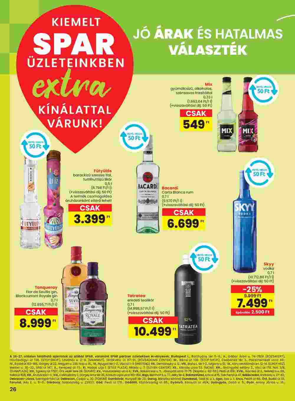 Spar Extra akciós újság 2024.07.04-től - 7. oldal.