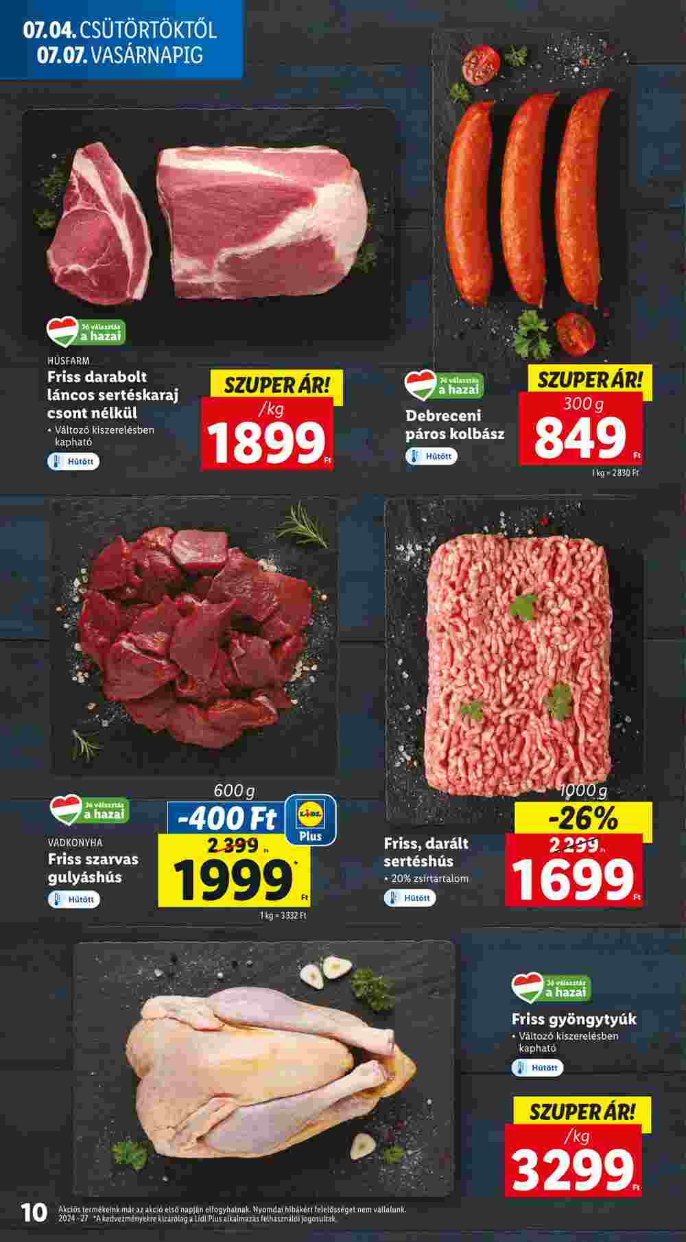 Lidl akciós újság 2024.07.04-től - 10. oldal.