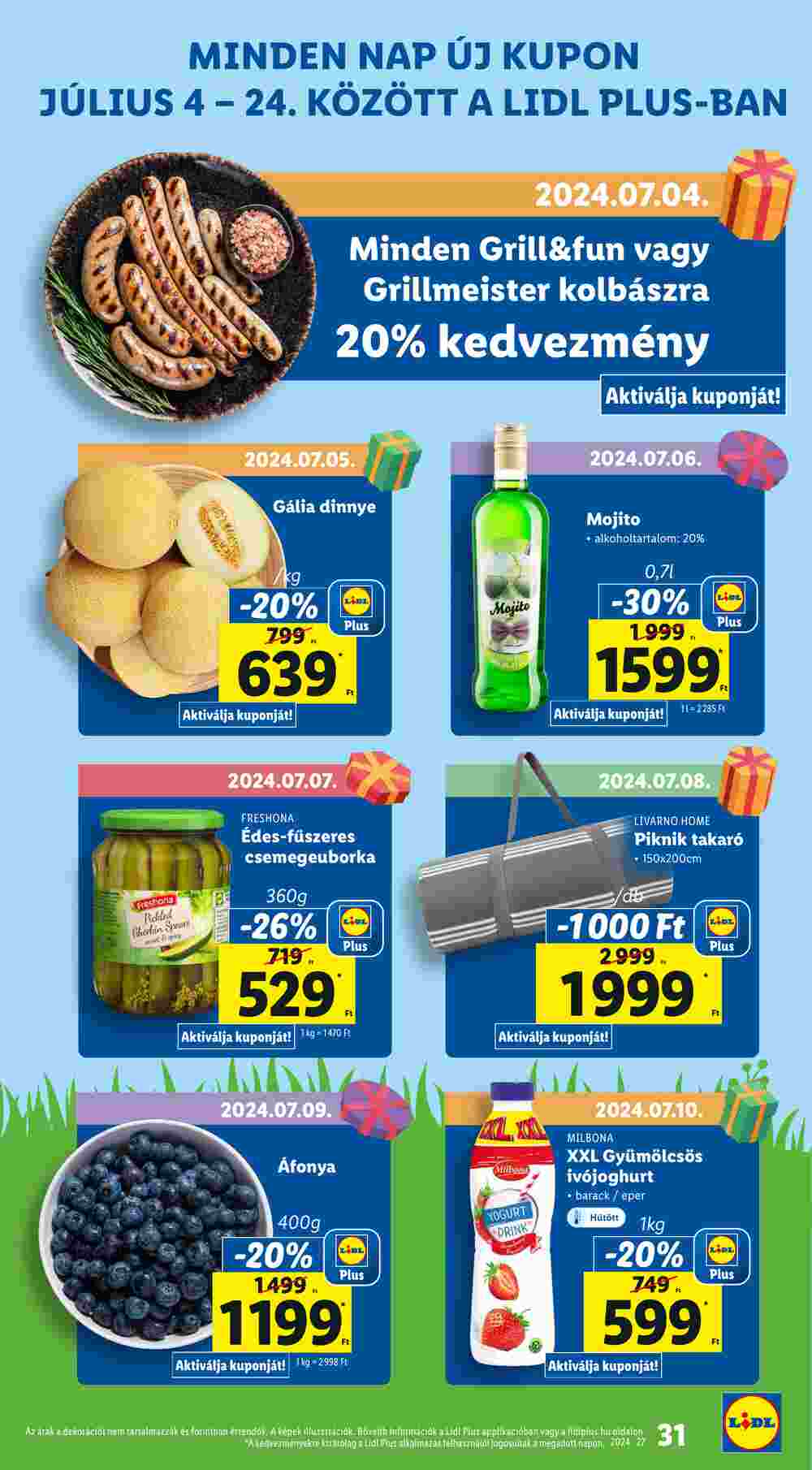 Lidl akciós újság 2024.07.04-től - 31. oldal.