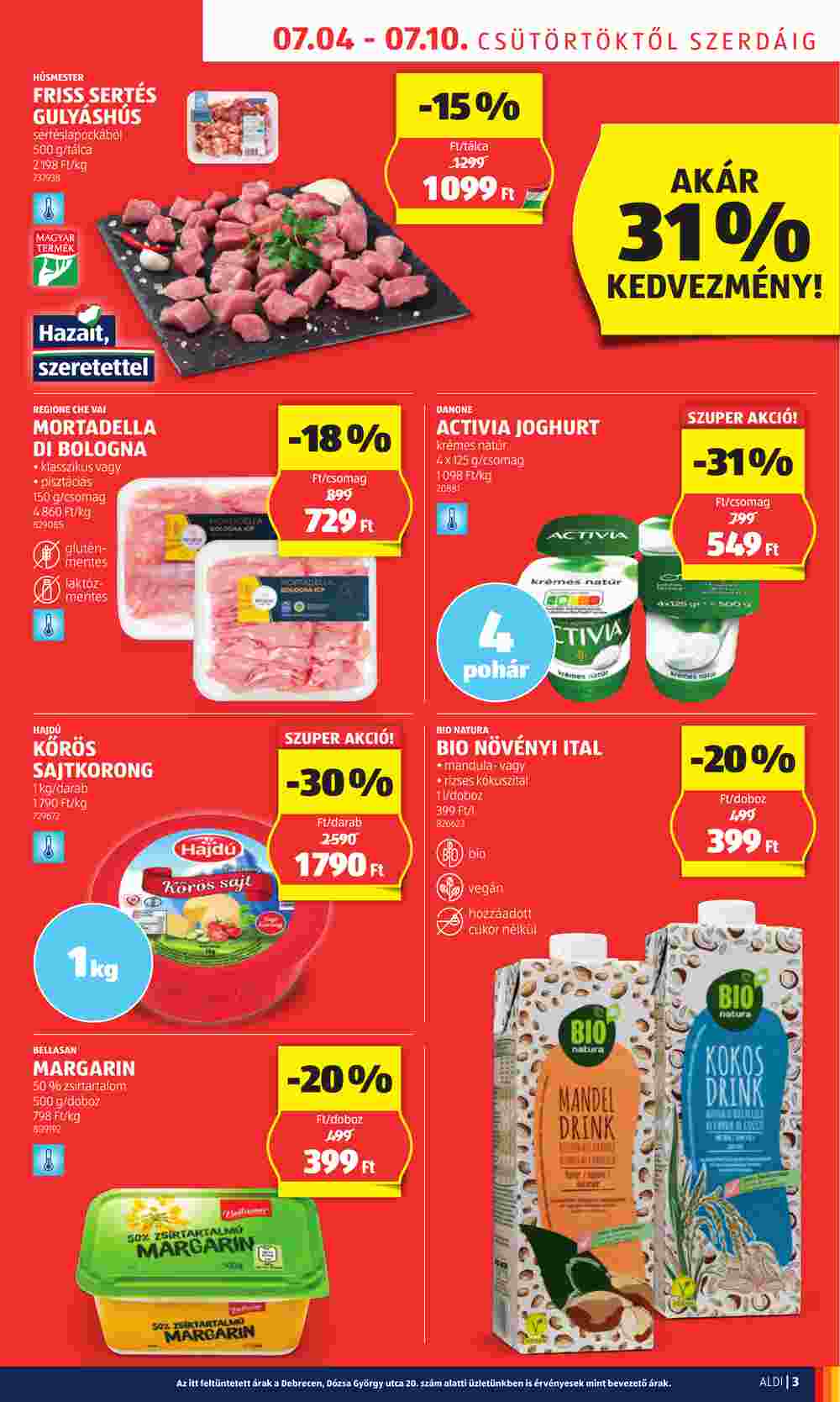 Aldi akciós újság 2024.07.04-től - 3. oldal.