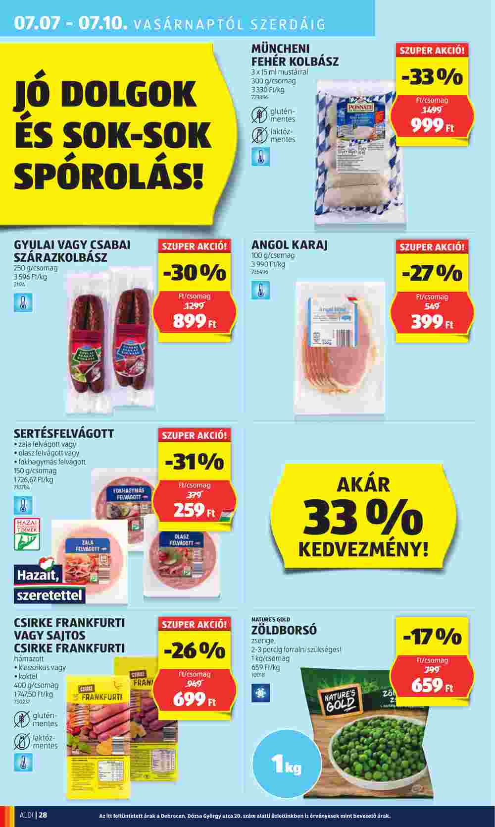 Aldi akciós újság 2024.07.04-től - 32. oldal.