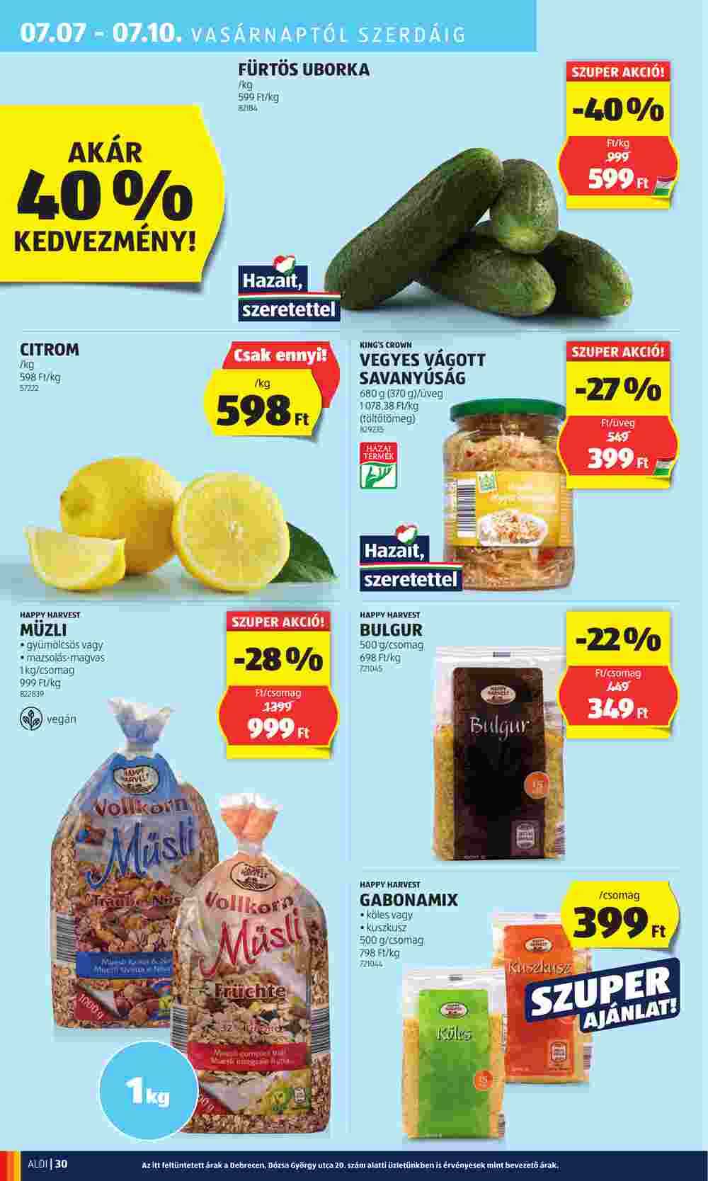 Aldi akciós újság 2024.07.04-től - 34. oldal.