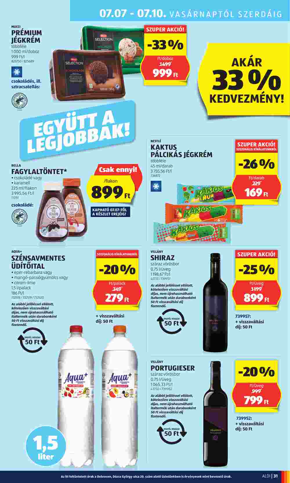 Aldi akciós újság 2024.07.04-től - 35. oldal.