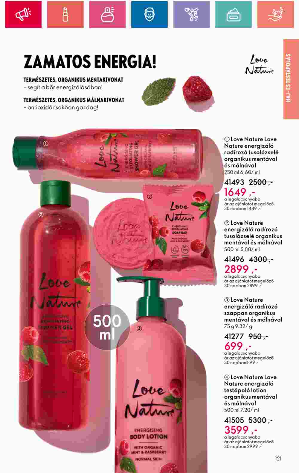 Oriflame akciós újság 2024.07.09-től - 121. oldal.