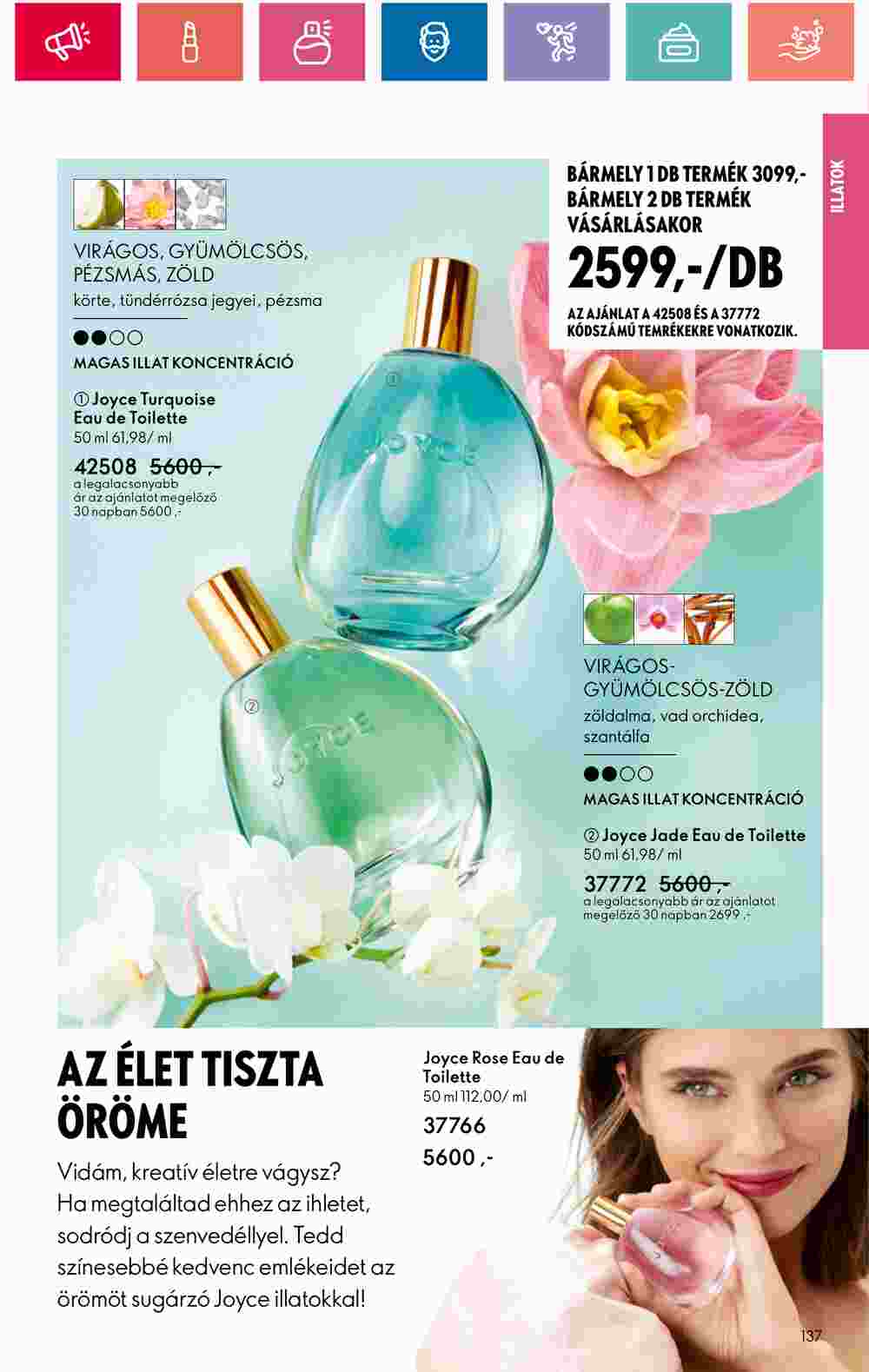 Oriflame akciós újság 2024.07.09-től - 137. oldal.