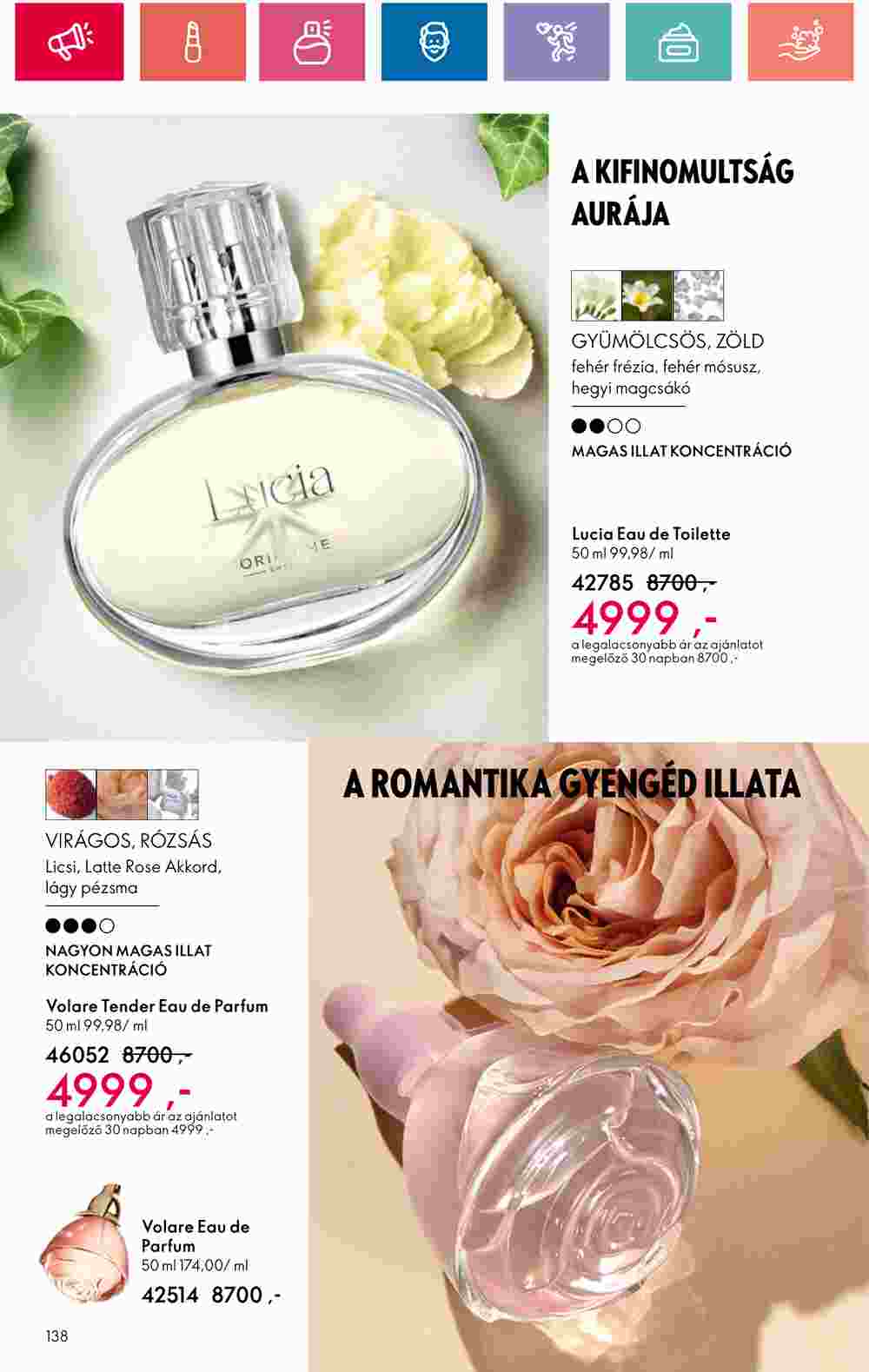 Oriflame akciós újság 2024.07.09-től - 138. oldal.