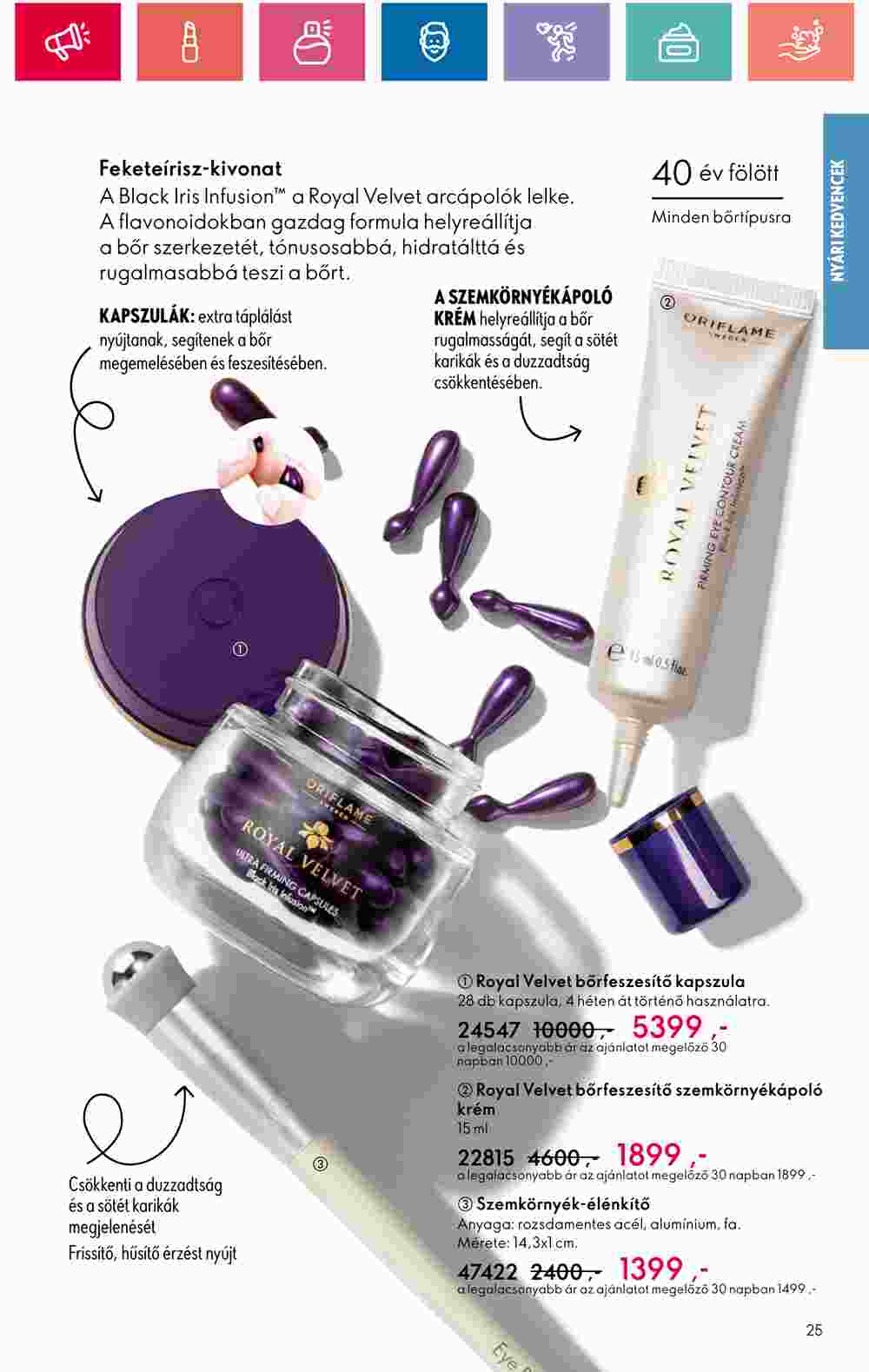 Oriflame akciós újság 2024.07.09-től - 25. oldal.