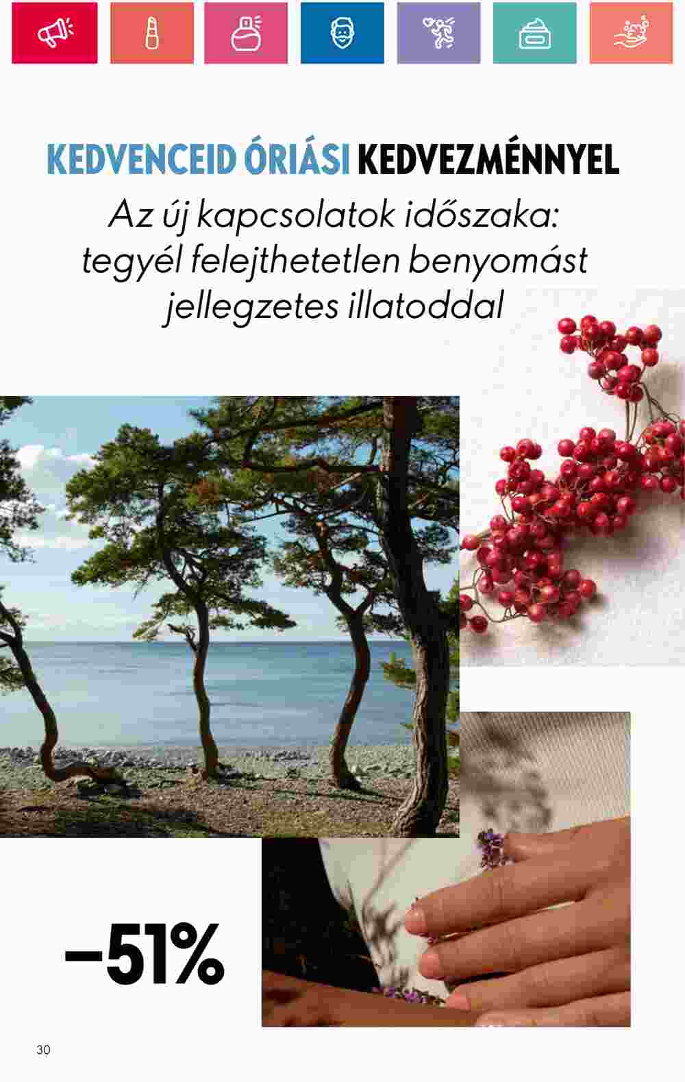 Oriflame akciós újság 2024.07.09-től - 30. oldal.