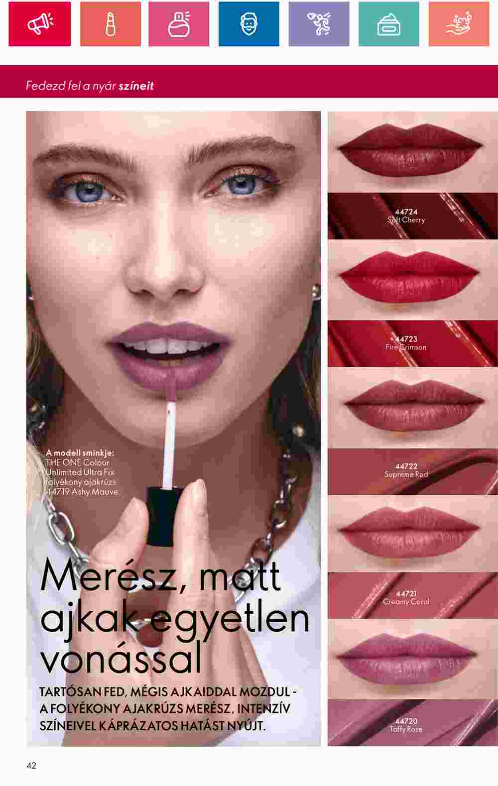 Oriflame akciós újság 2024.07.09-től - 42. oldal.