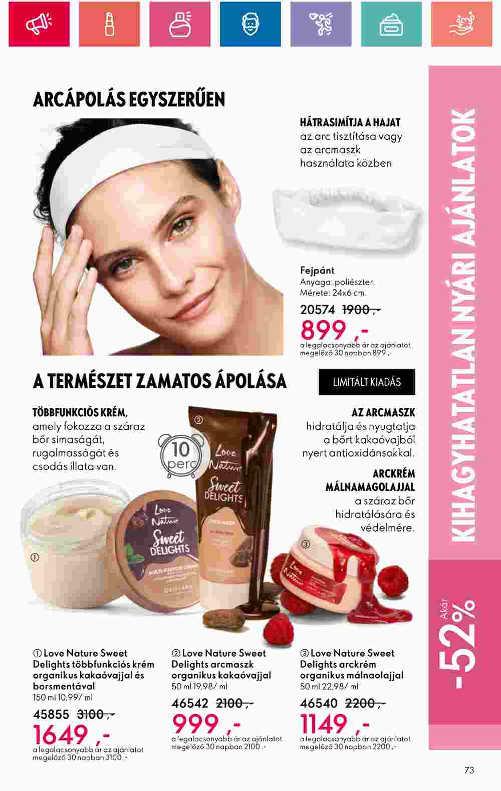 Oriflame akciós újság 2024.07.09-től - 73. oldal.