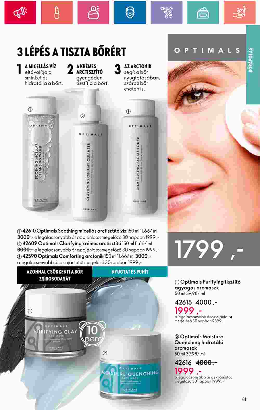 Oriflame akciós újság 2024.07.09-től - 81. oldal.