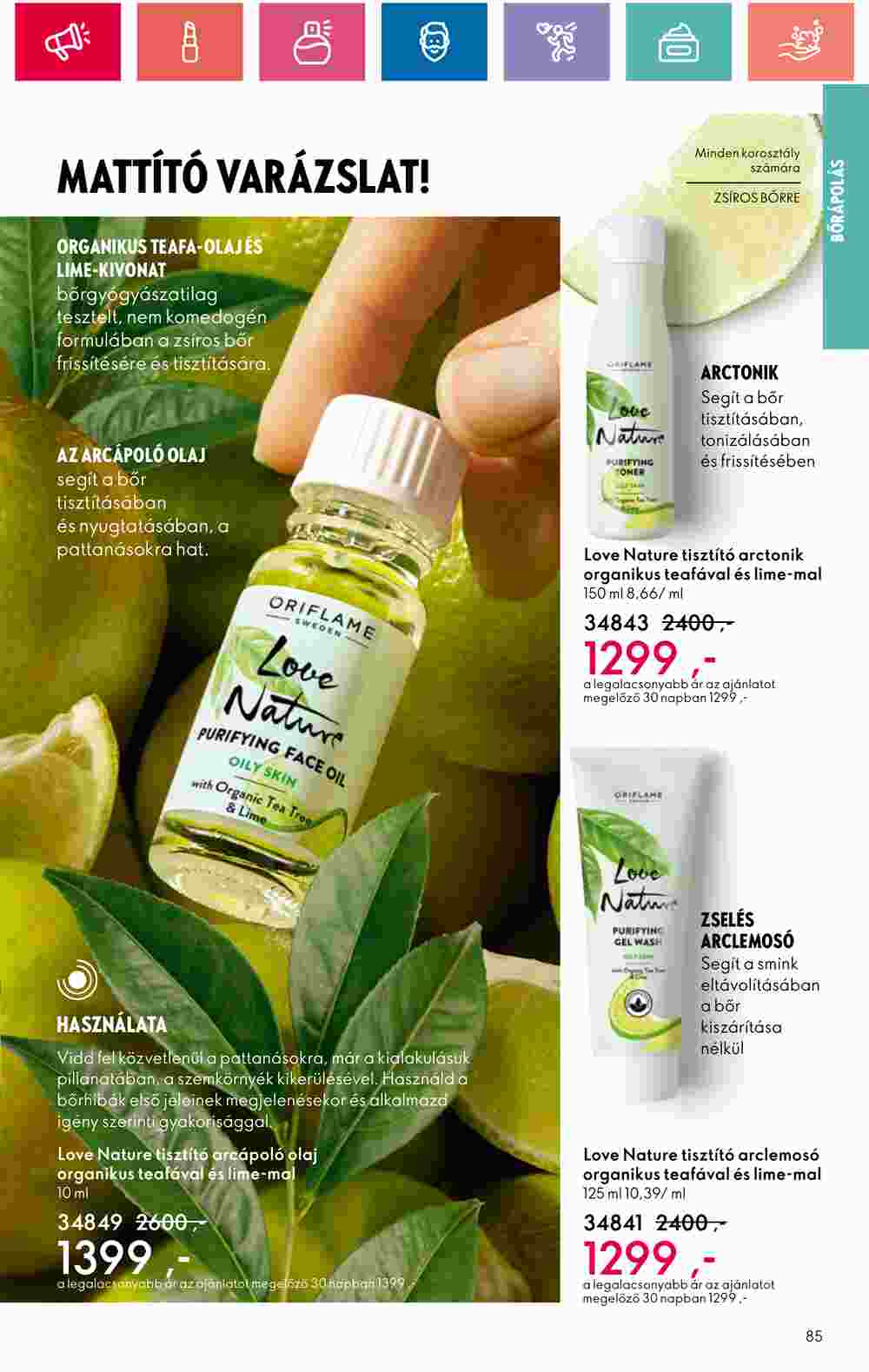 Oriflame akciós újság 2024.07.09-től - 85. oldal.