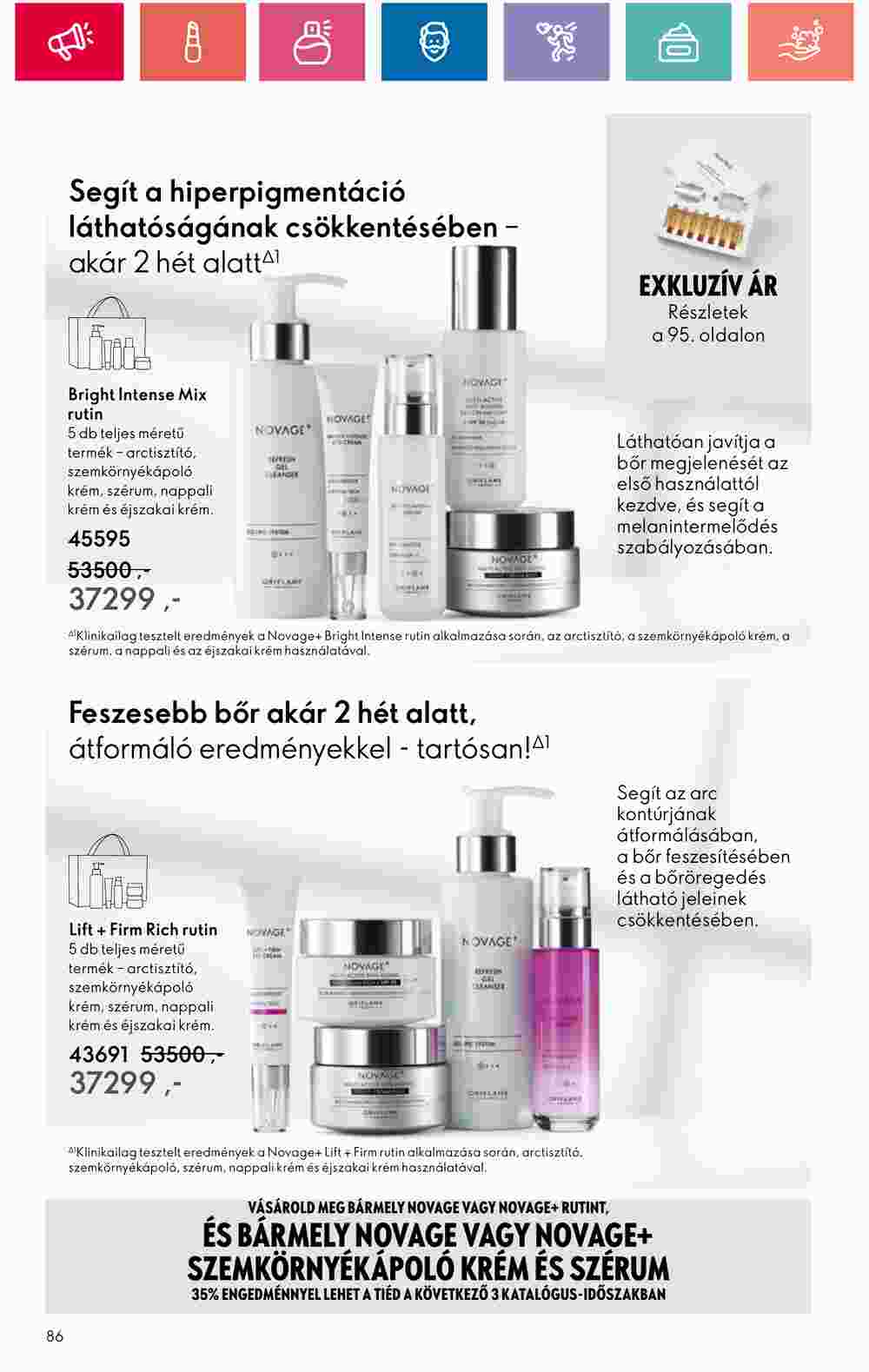 Oriflame akciós újság 2024.07.09-től - 86. oldal.