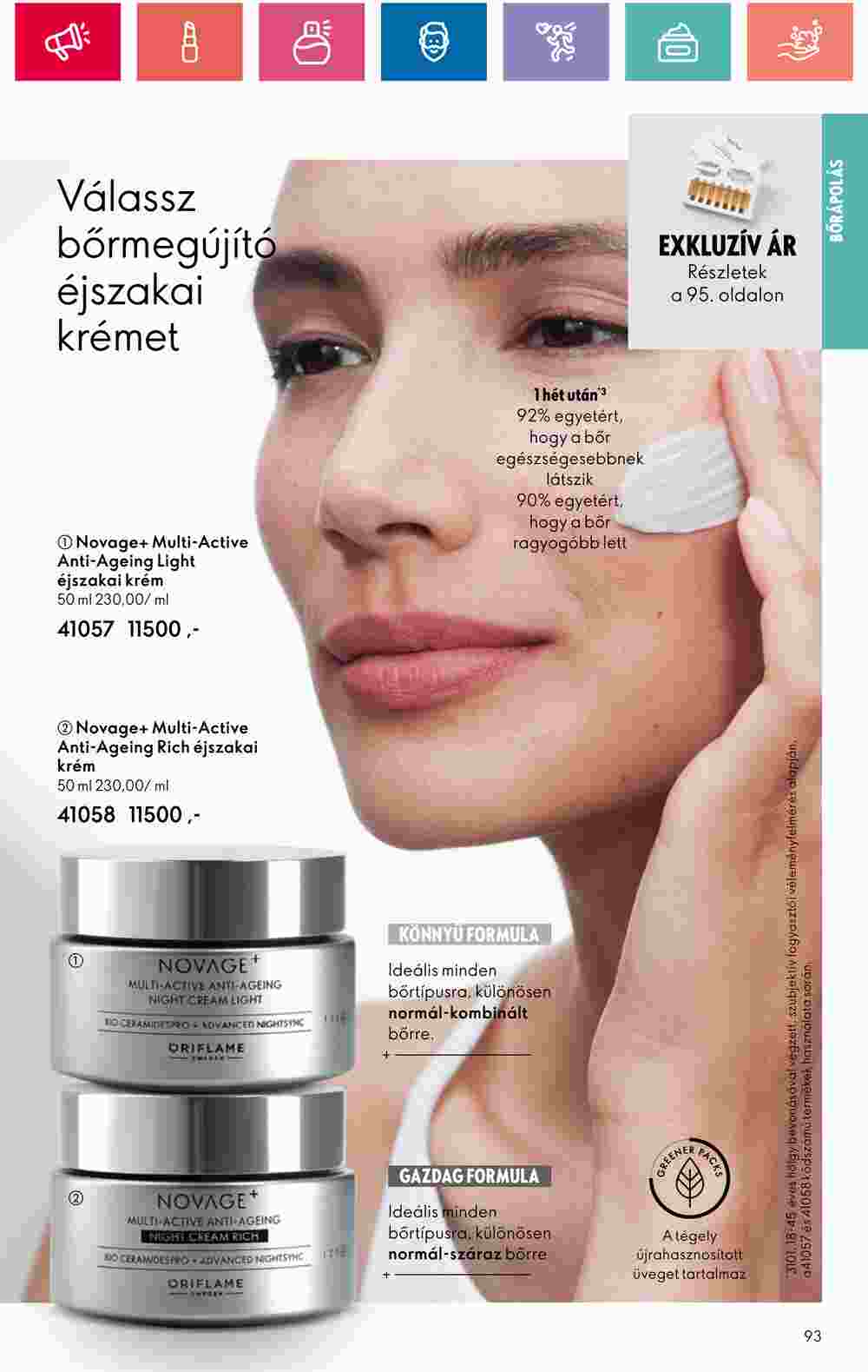 Oriflame akciós újság 2024.07.09-től - 93. oldal.