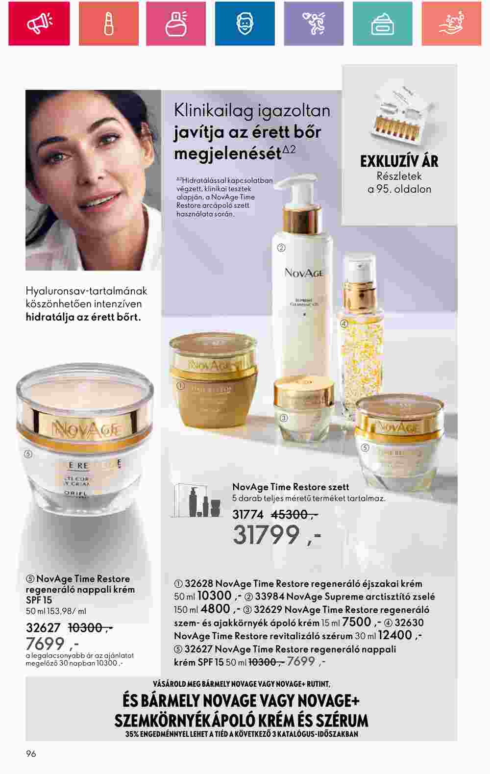 Oriflame akciós újság 2024.07.09-től - 96. oldal.