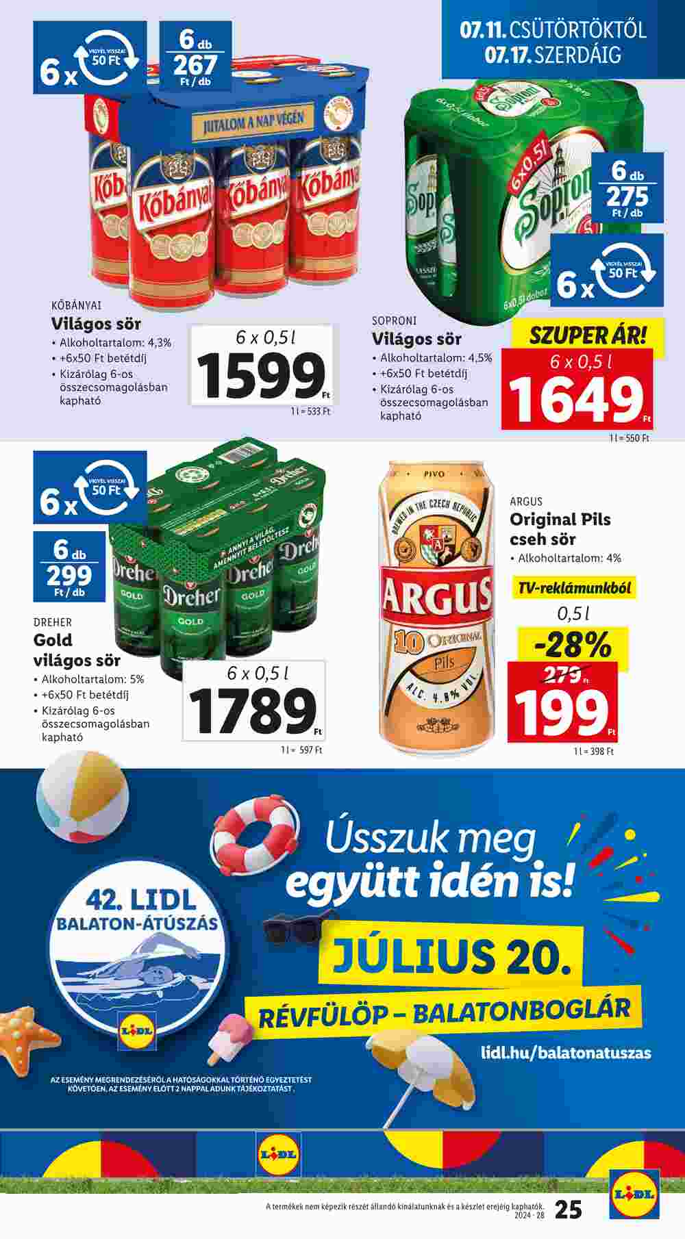 Lidl akciós újság 2024.07.11-től - 25. oldal.