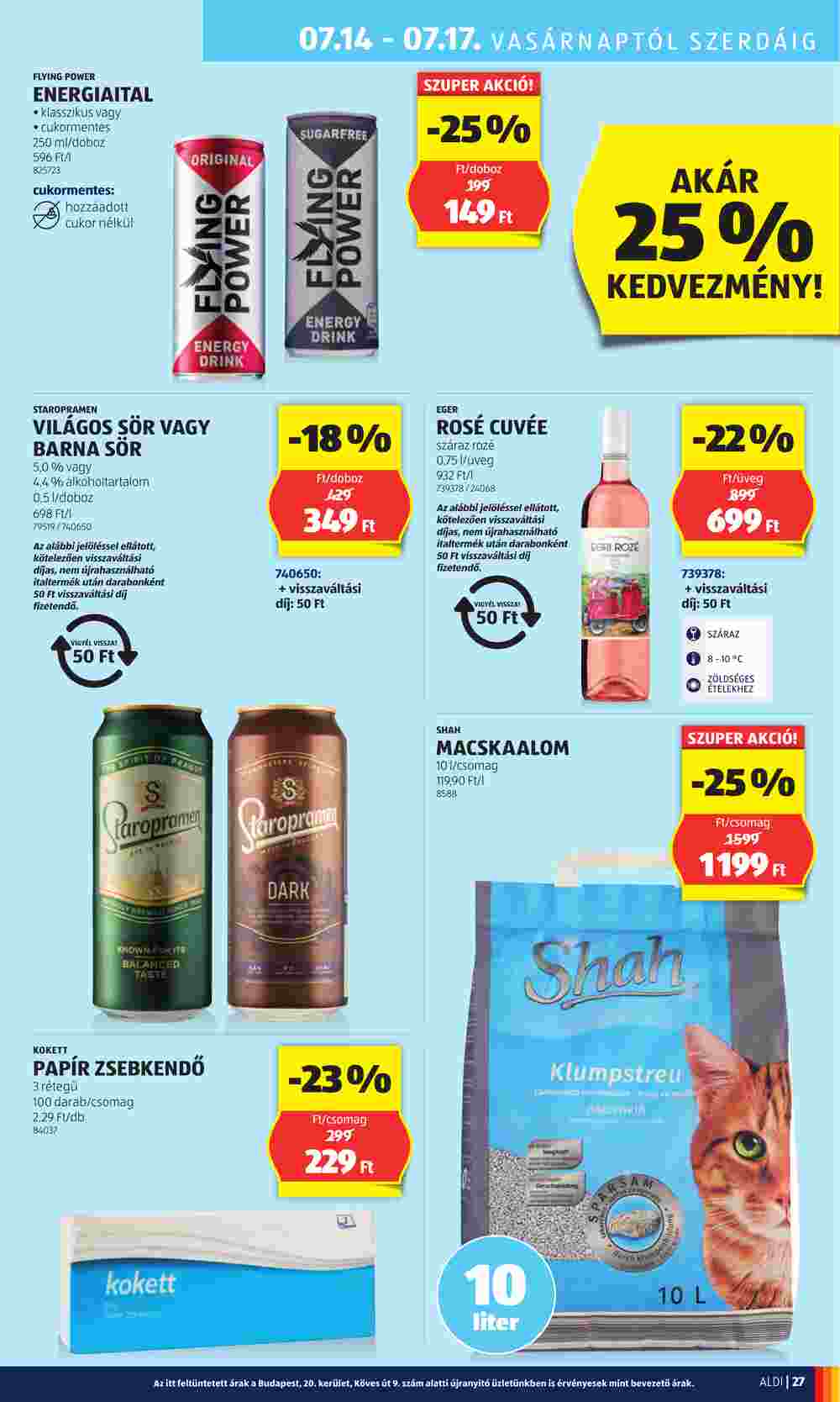 Aldi akciós újság 2024.07.11-től - 31. oldal.