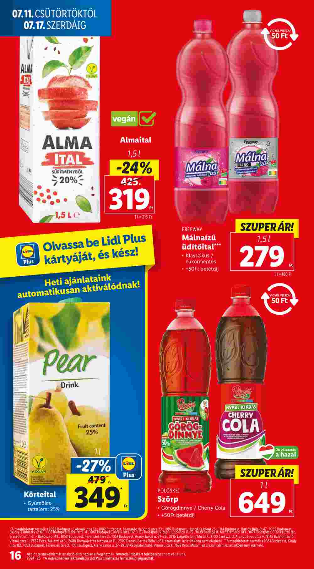 Lidl akciós újság 2024.07.11-től - 16. oldal.