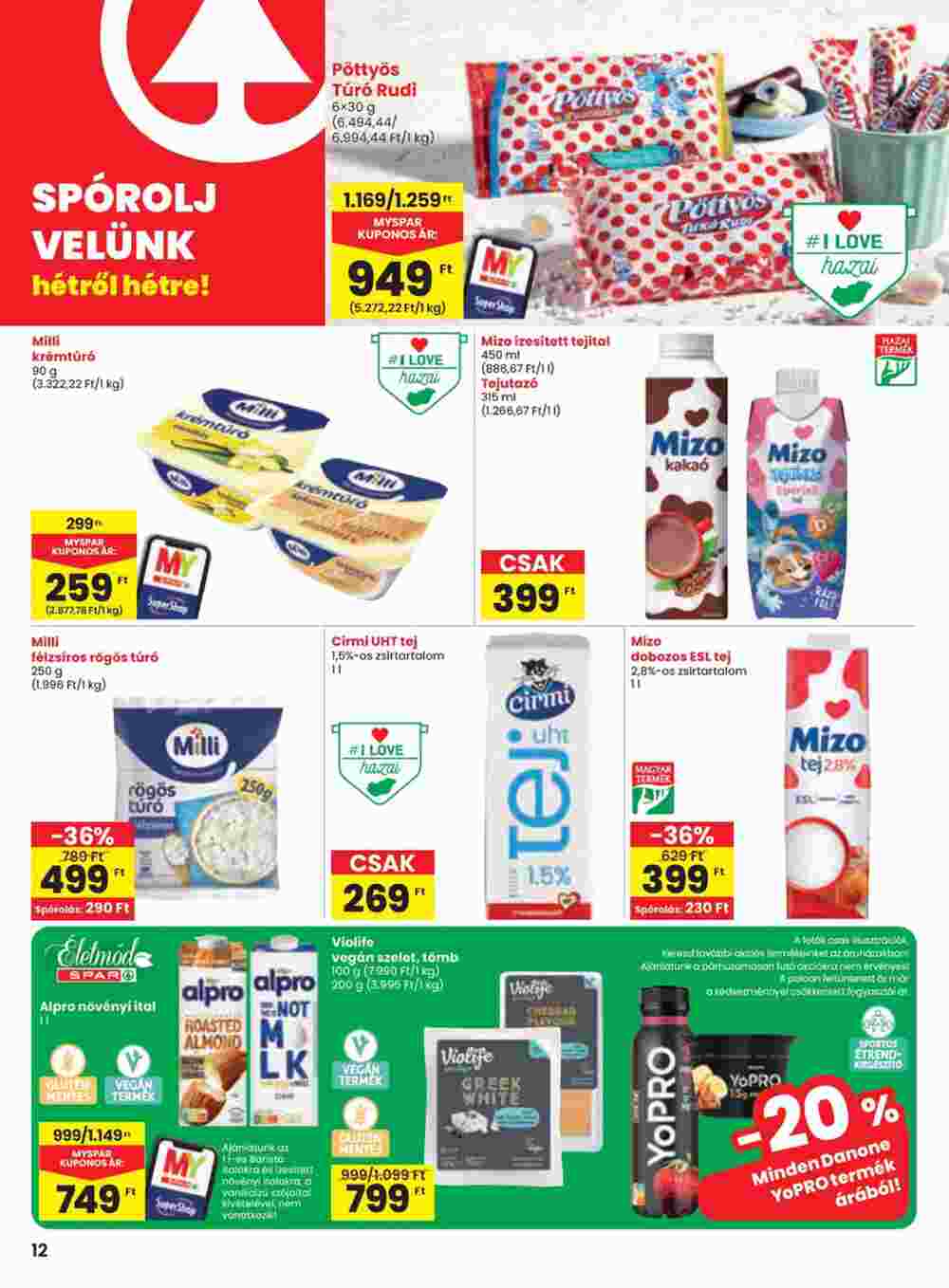 Spar akciós újság 2024.07.25-től - 12. oldal.