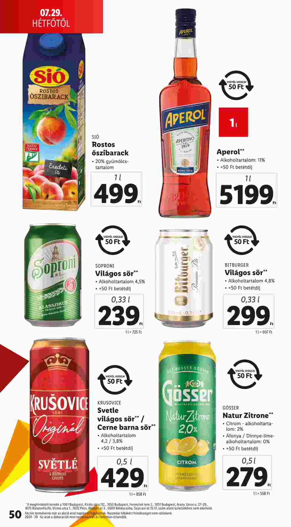 Lidl akciós újság 2024.07.25-től - 50. oldal.