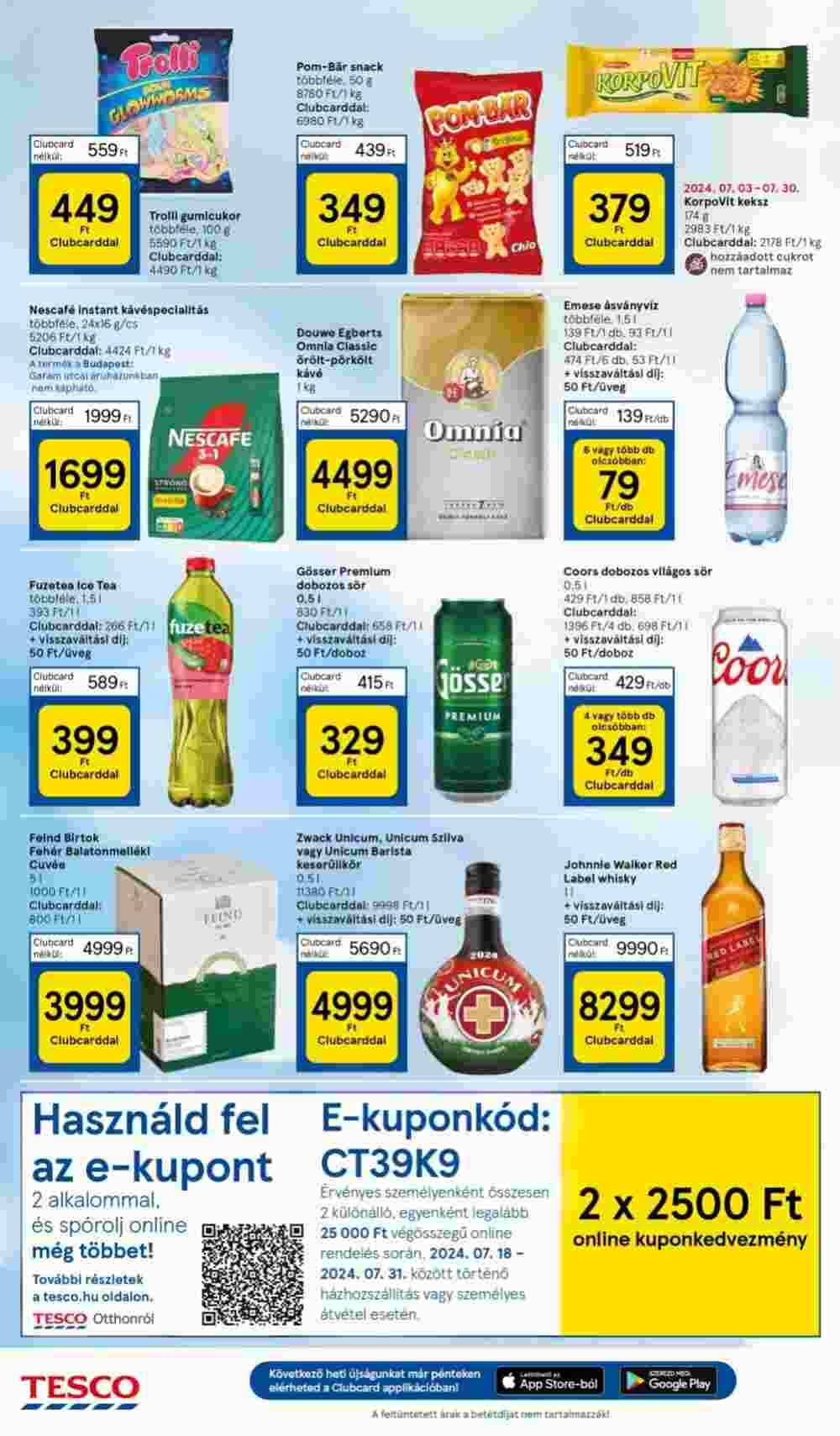 Tesco akciós újság 2024.07.25-től - 6. oldal.