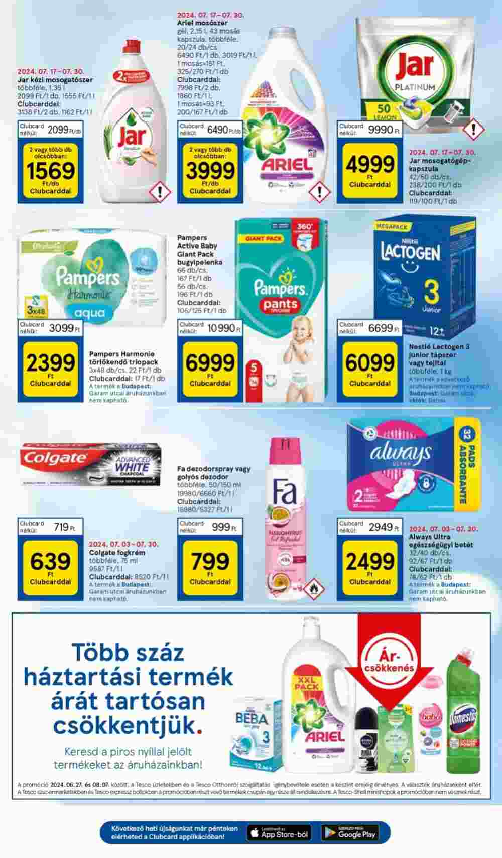 Tesco akciós újság 2024.07.25-től - 7. oldal.