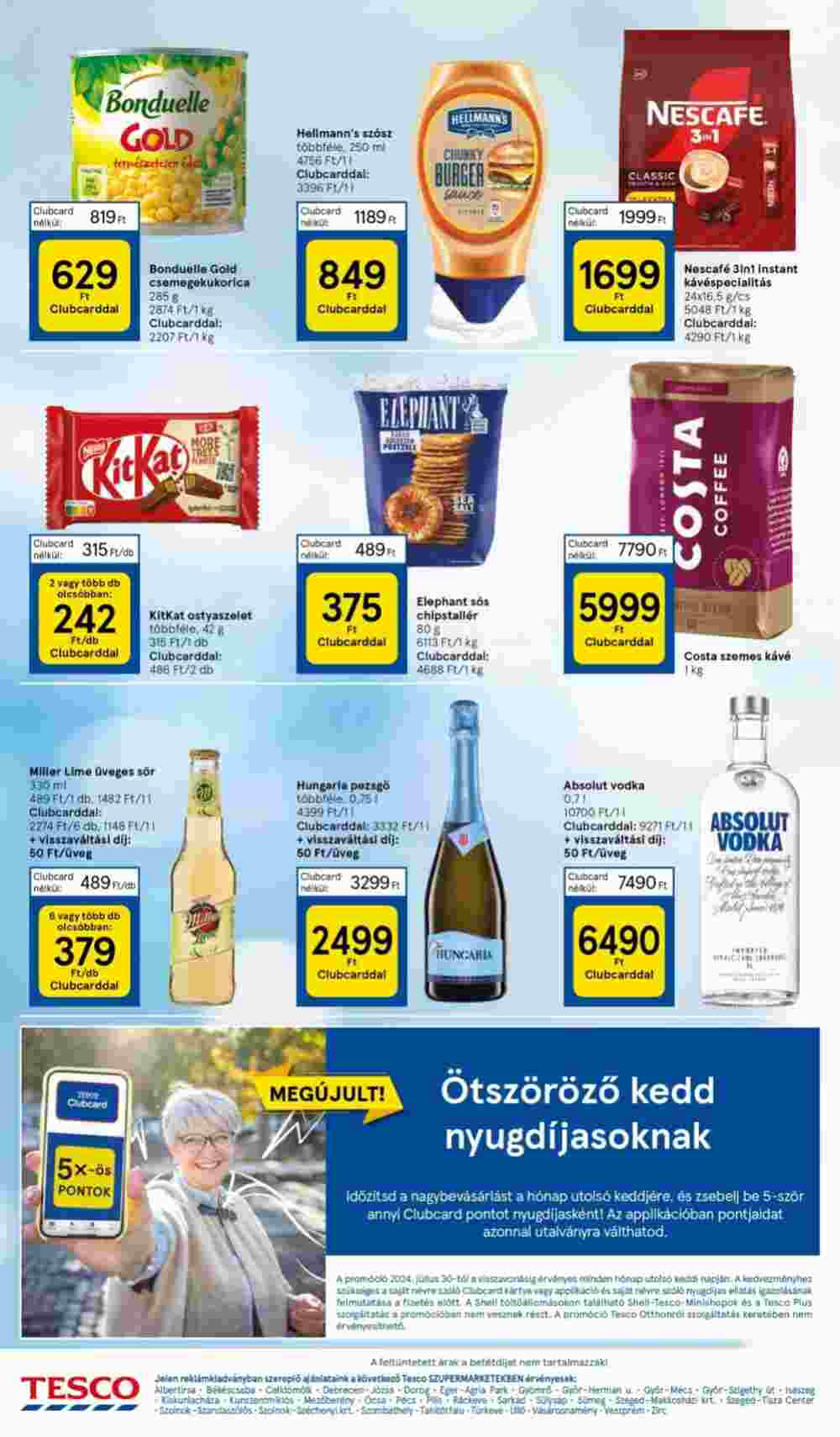 Tesco akciós újság 2024.07.25-től - 6. oldal.