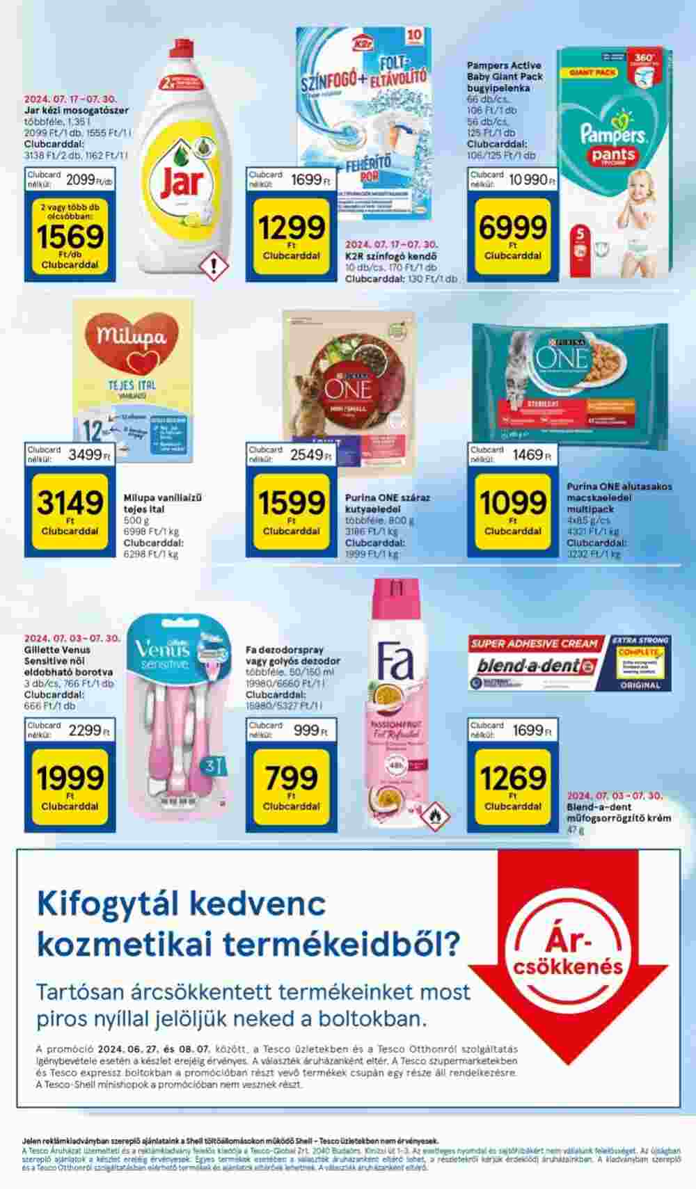 Tesco akciós újság 2024.07.25-től - 7. oldal.