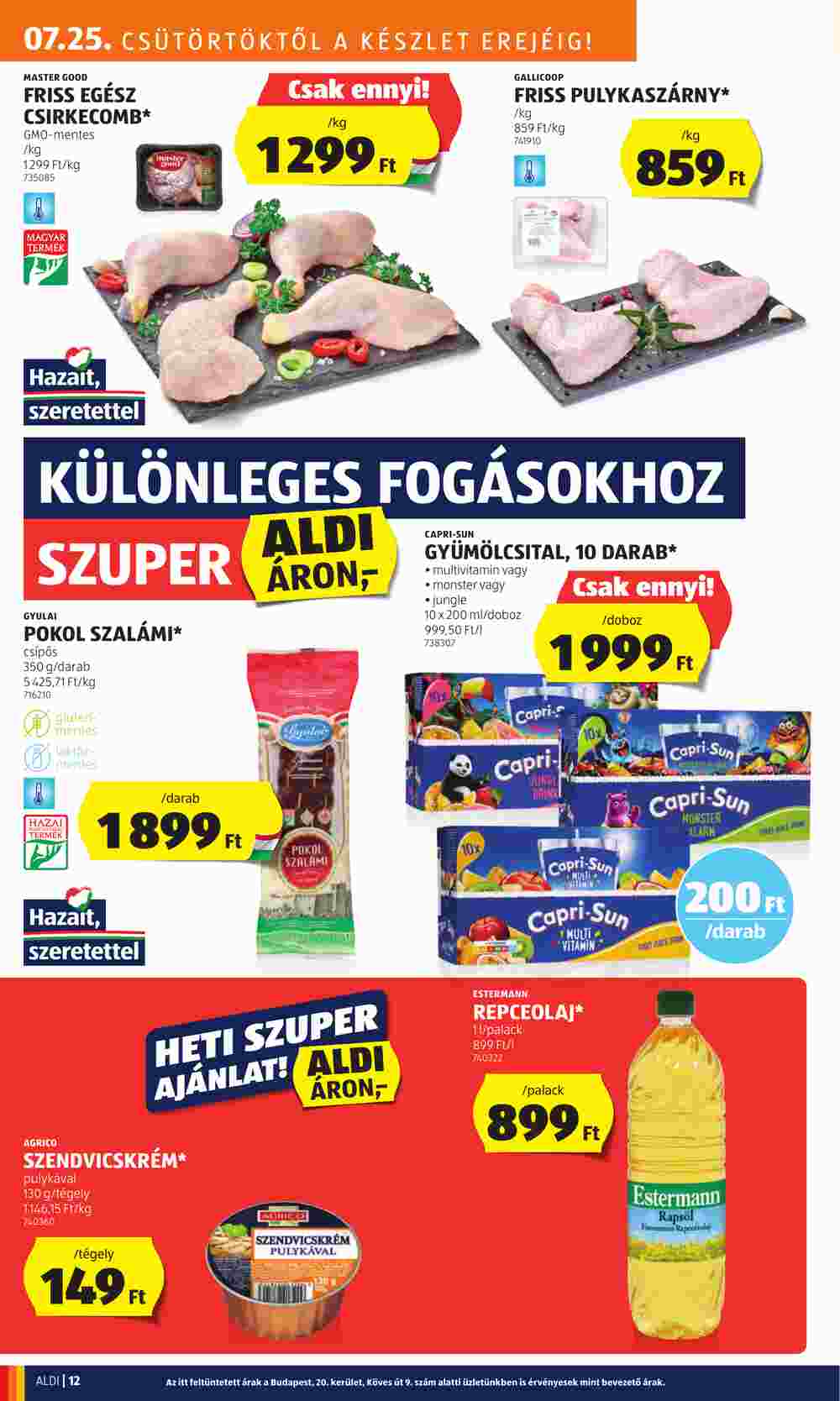 Aldi akciós újság 2024.07.25-től - 14. oldal.