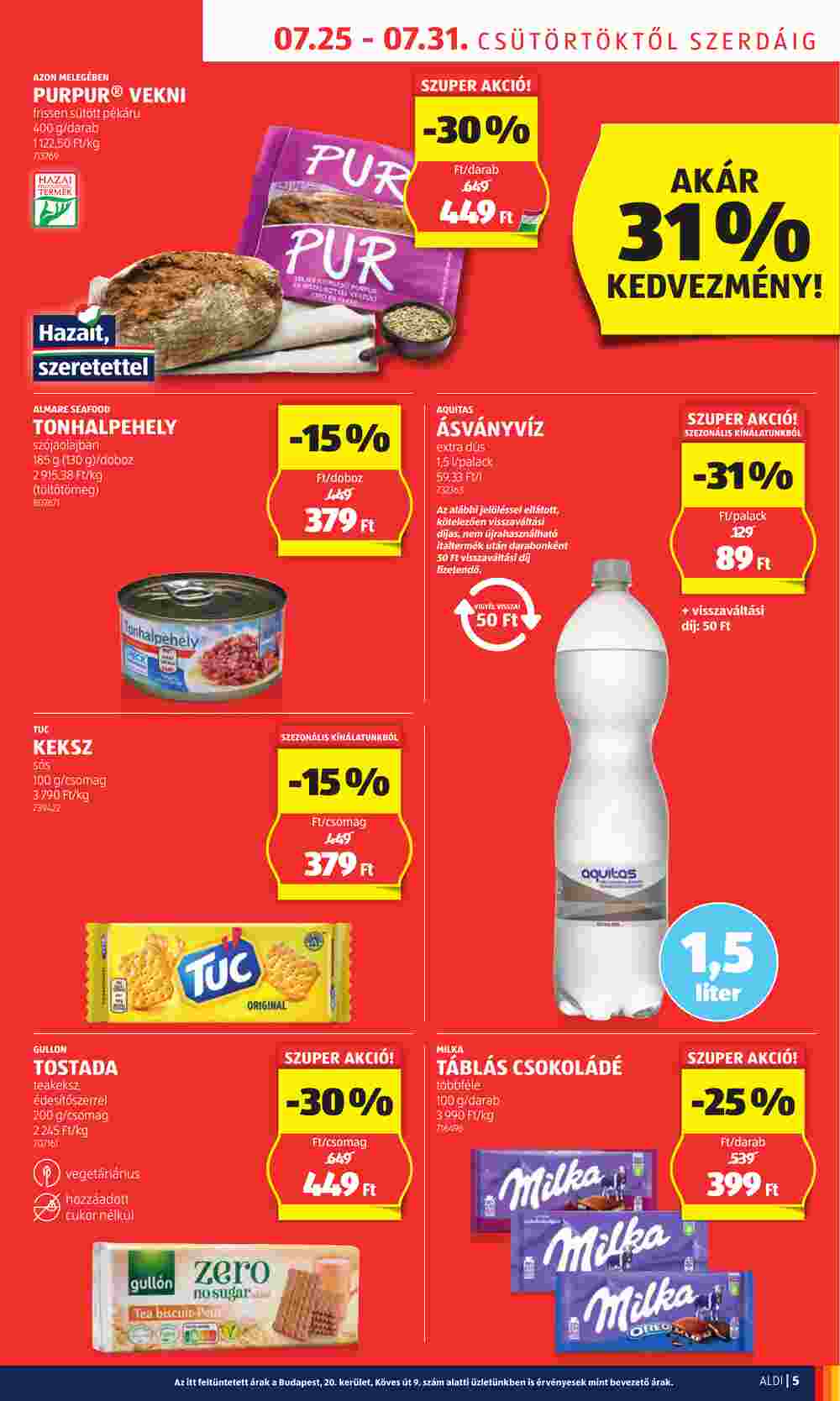 Aldi akciós újság 2024.07.25-től - 5. oldal.