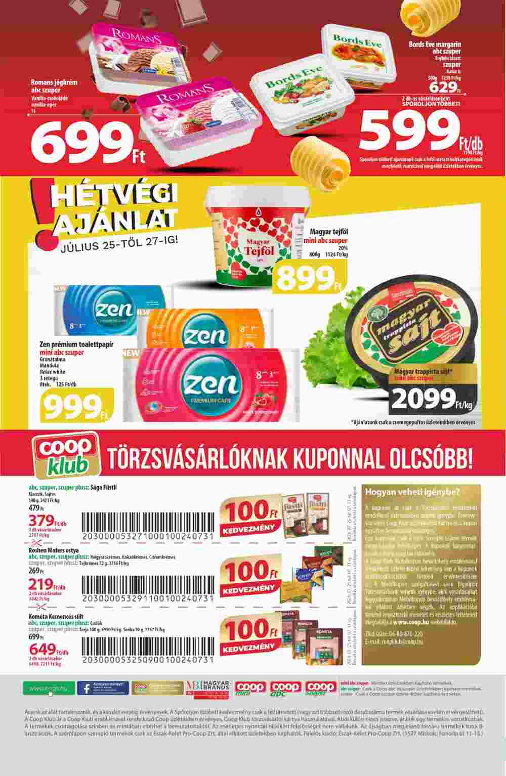 Coop akciós újság 2024.07.25-től - 12. oldal.