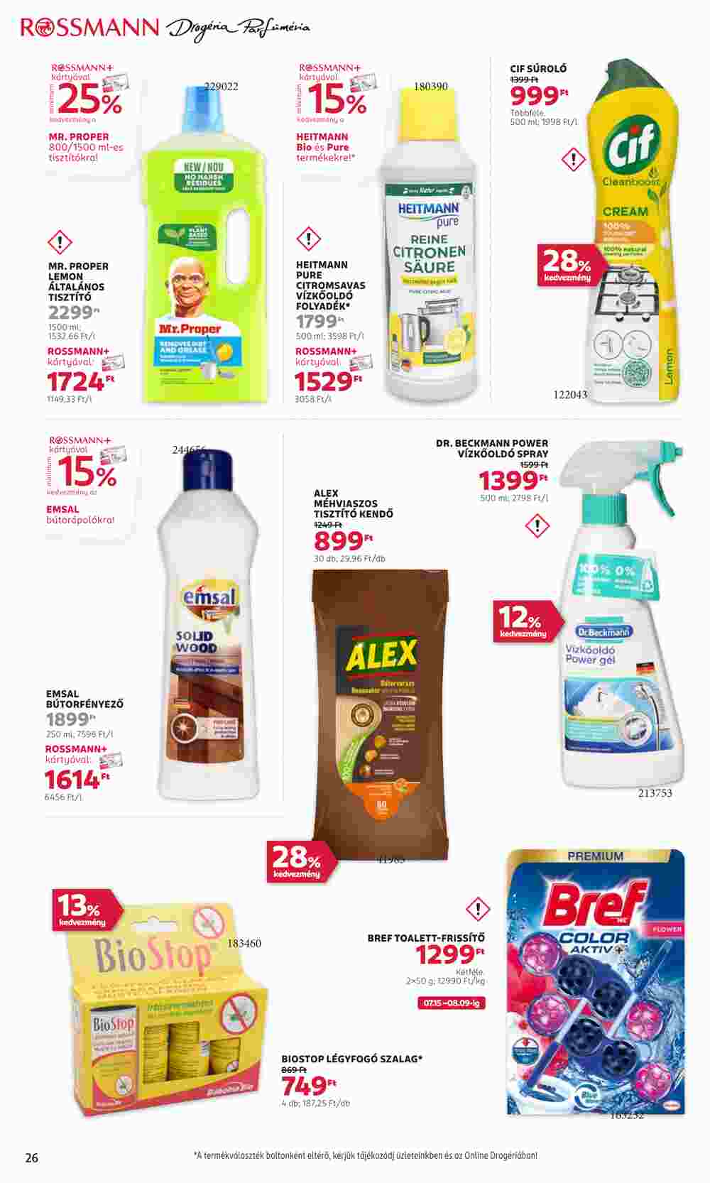 Rossmann akciós újság 2024.07.29-től - 28. oldal.