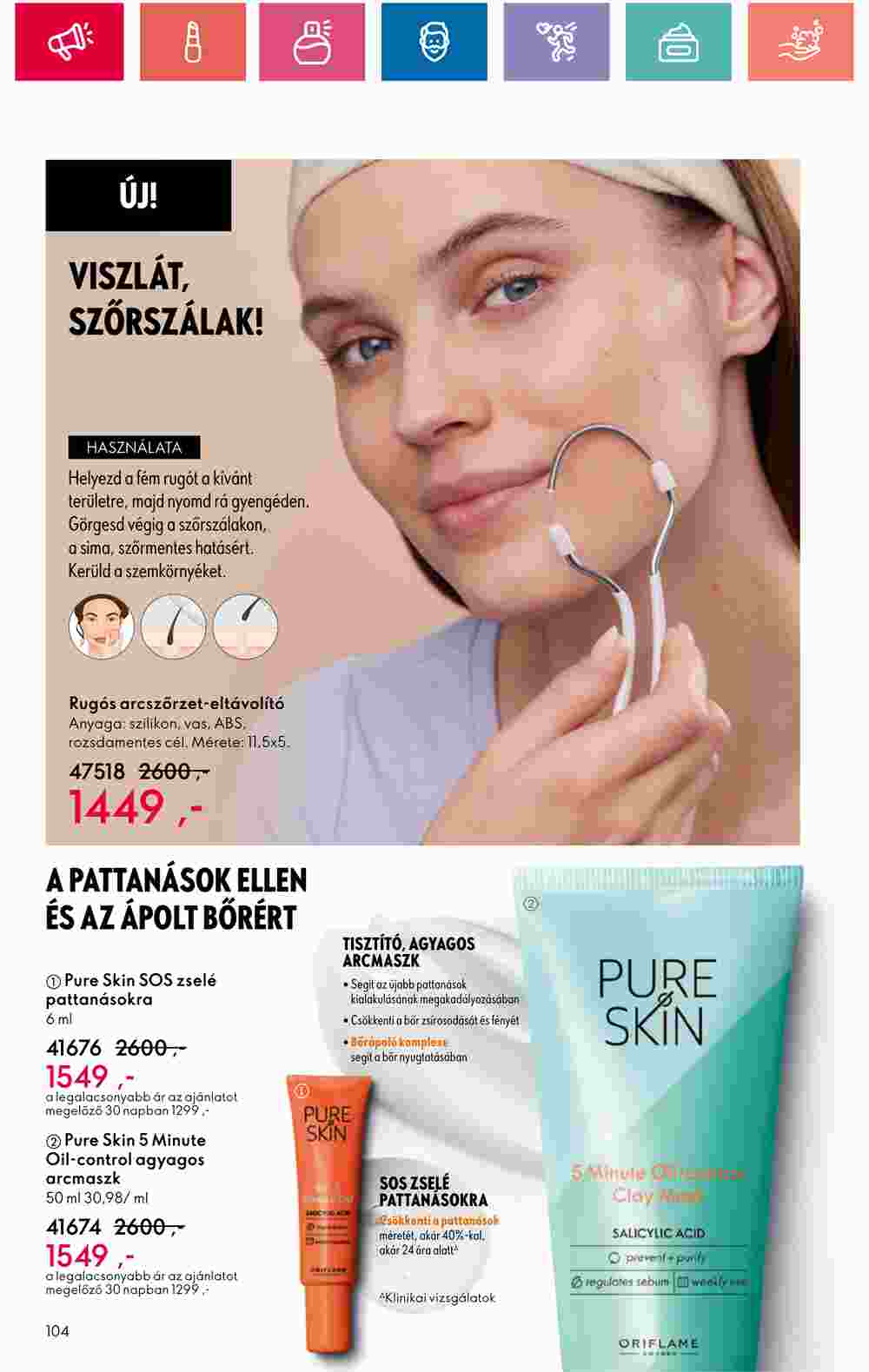 Oriflame akciós újság 2024.07.30-tól - 104. oldal.