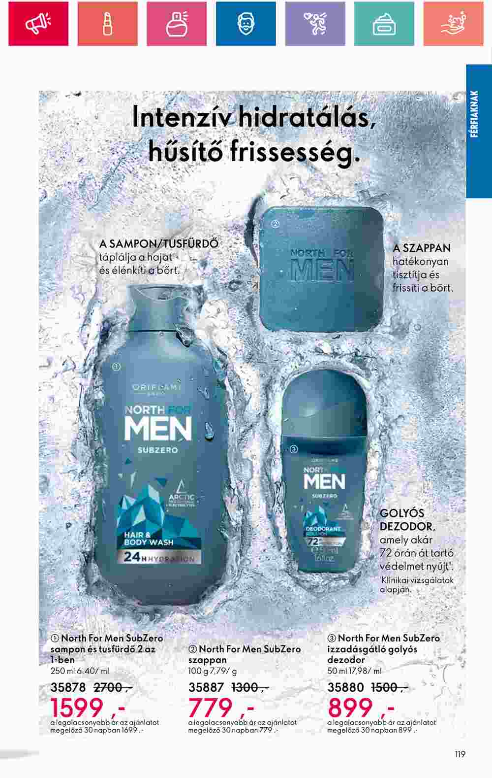 Oriflame akciós újság 2024.07.30-tól - 119. oldal.