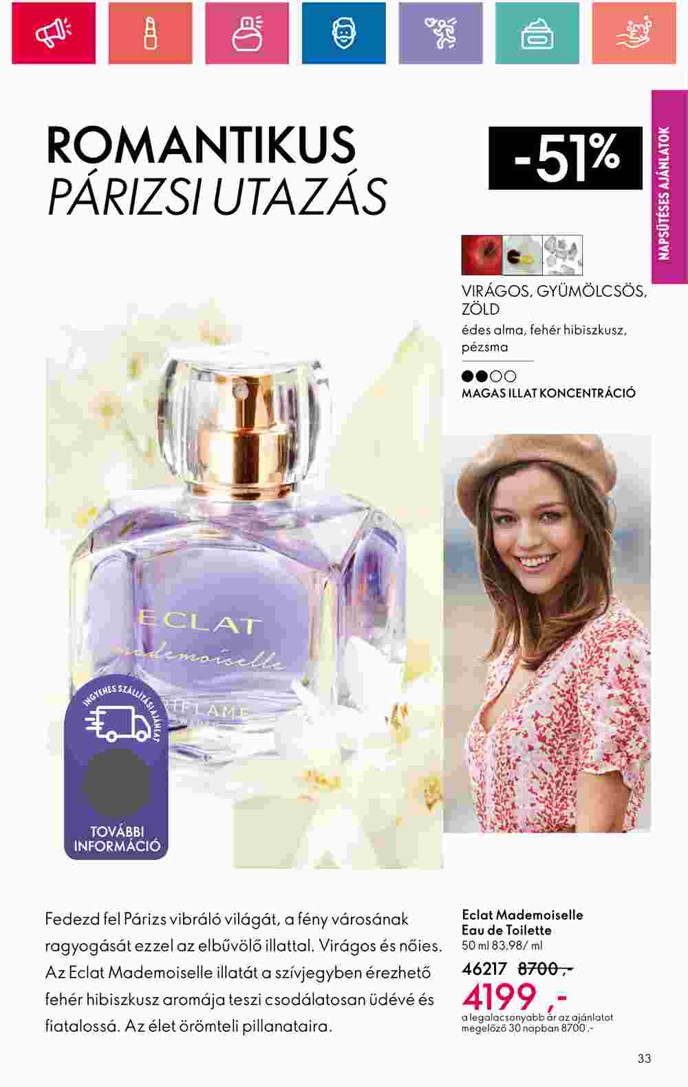 Oriflame akciós újság 2024.07.30-tól - 33. oldal.