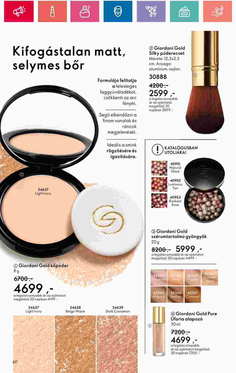 Oriflame akciós újság 2024.07.30-tól - 60. oldal.