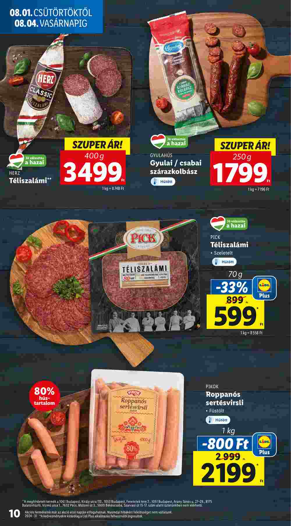 Lidl akciós újság 2024.08.01-től - 10. oldal.