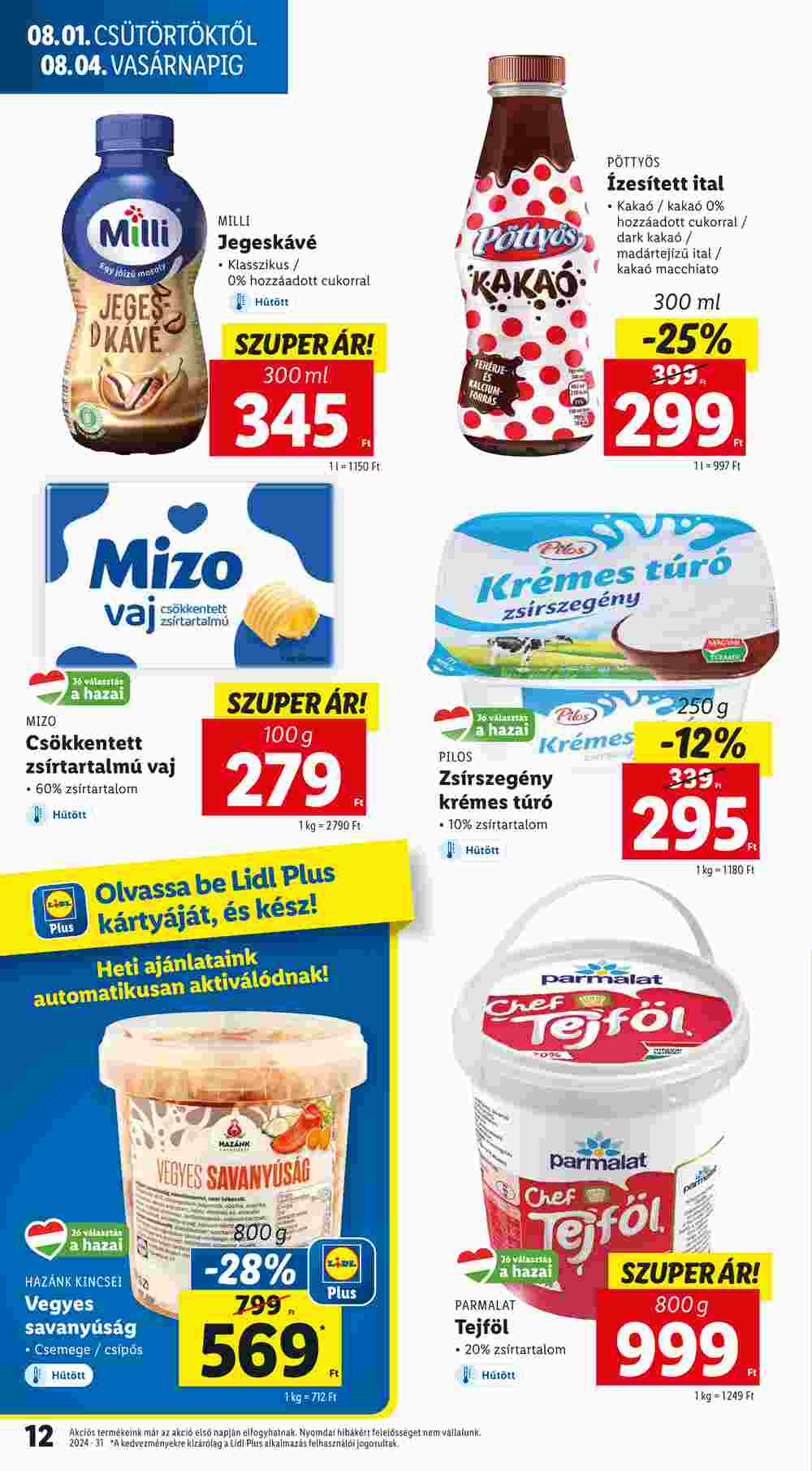 Lidl akciós újság 2024.08.01-től - 12. oldal.